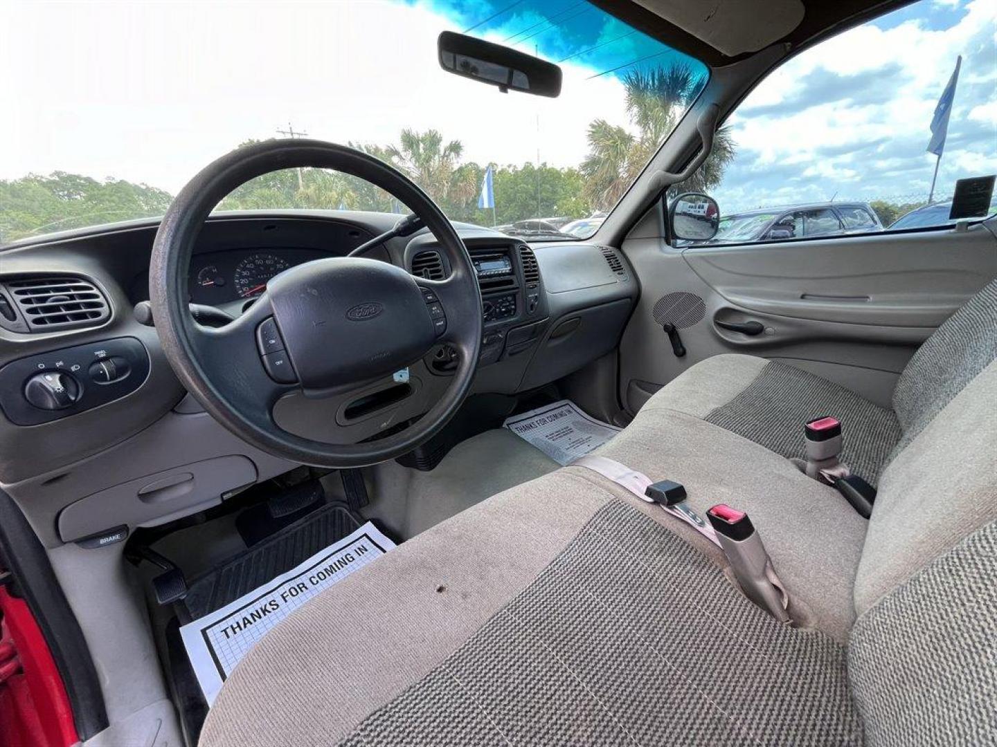 1997 Red /Tan Ford F150 (1FTDF17W0VN) with an 4.6l V8 EFI Sohc 4.6l engine, Automatic transmission, located at 745 East Steele Rd., West Columbia, SC, 29170, (803) 755-9148, 33.927212, -81.148483 - Photo#4