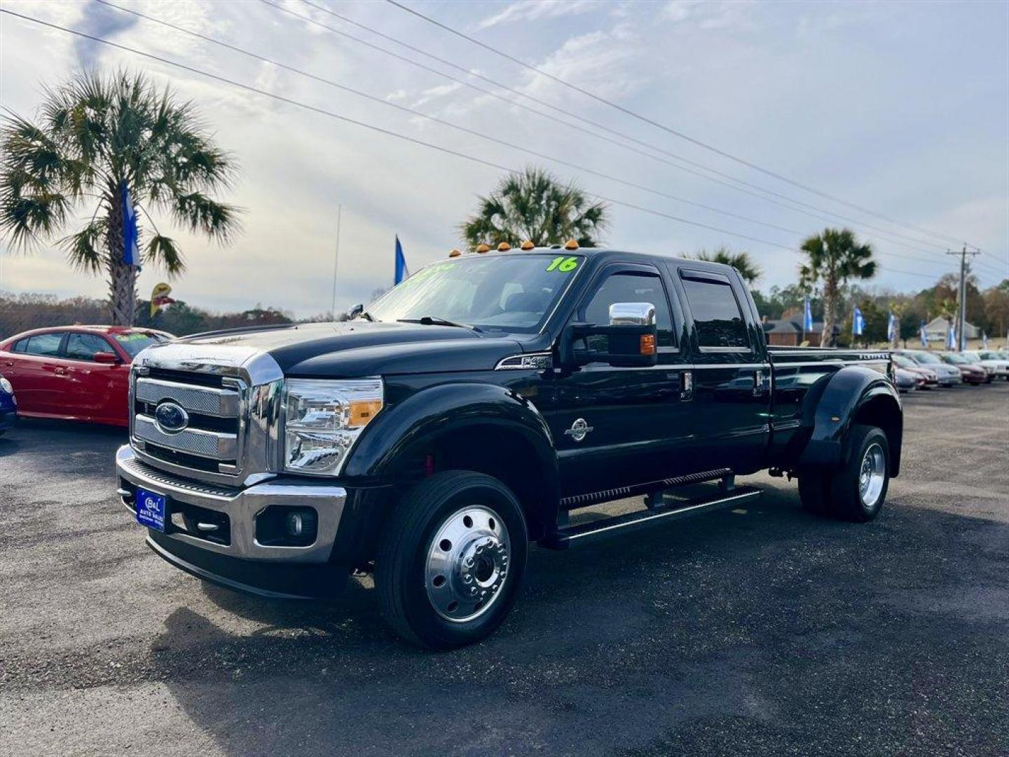 2016 Black /Black Ford F450sd (1FT8W4DT2GE) with an 6.7l V8 DI OHC Tdsl 6.7l engine, Automatic transmission, located at 745 East Steele Rd., West Columbia, SC, 29170, (803) 755-9148, 33.927212, -81.148483 - Photo#0