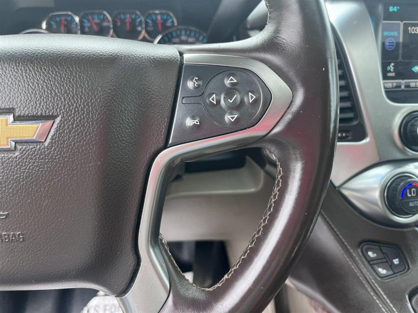 2015 White /Taupe Chevrolet Suburban (1GNSKKKC2FR) with an 5.3l V8 DI VVT Flex 5.3l engine, Automatic transmission, located at 745 East Steele Rd., West Columbia, SC, 29170, (803) 755-9148, 33.927212, -81.148483 - Special Internet Price! 2015 Chevrolet Suburban 1500 LTZ with Bluetooth, Backup camera, Other Apps, Cruise control, Sunroof, Leather interior, Powered driver seat, 3rd row seating, Dual rear entertainment, Powered liftgate, Powered windows, Powered door locks, Plus more! - Photo#7