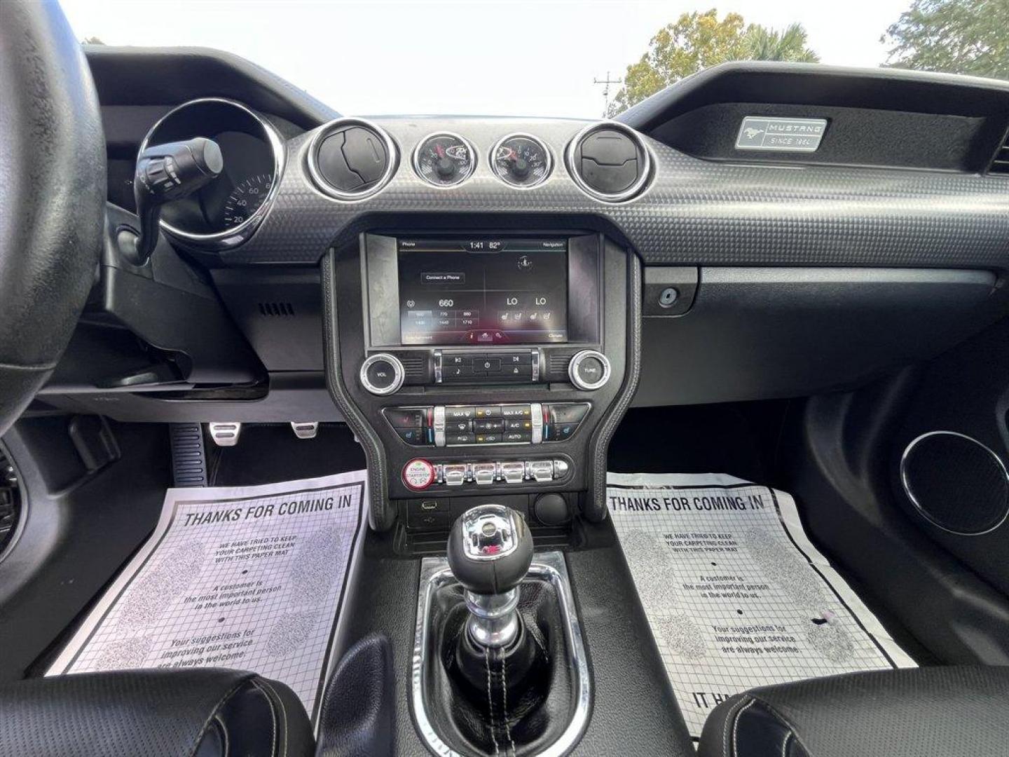 2015 Black /Black Ford Mustang (1FA6P8TH1F5) with an 2.3l I-4 DI Dohc Ecoboost engine, Manual transmission, located at 745 East Steele Rd., West Columbia, SC, 29170, (803) 755-9148, 33.927212, -81.148483 - Special Internet Price! 2015 Ford Mustang With AM/FM Stereo, 2 LCD Monitors In The Front, Manual Air Conditioning, Remote Keyless Entry, Front Bucket Seats, Leather Interior, Manual Transmission, Powered Windows, Powered Door Locks, Plus More! - Photo#13