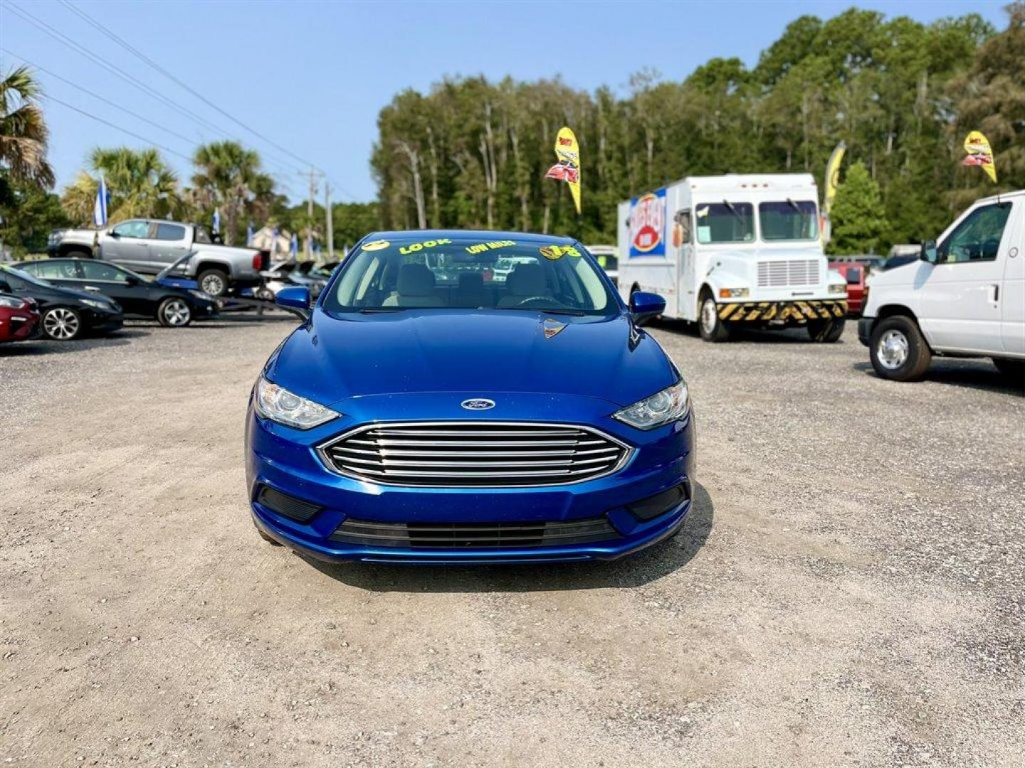 2018 Blue /Tan Ford Fusion (3FA6P0G70JR) with an 2.5l I-4 Smpi Dohc 2.5l engine, Automatic transmission, located at 745 East Steele Rd., West Columbia, SC, 29170, (803) 755-9148, 33.927212, -81.148483 - Special Internet Price! 2018 Ford Fusion with AM/FM radio, Bluetooth, Backup camera, Cruise control, Push to start, Automatic air conditioning, Powered windows, Powered door locks, Plus more! - Photo#7