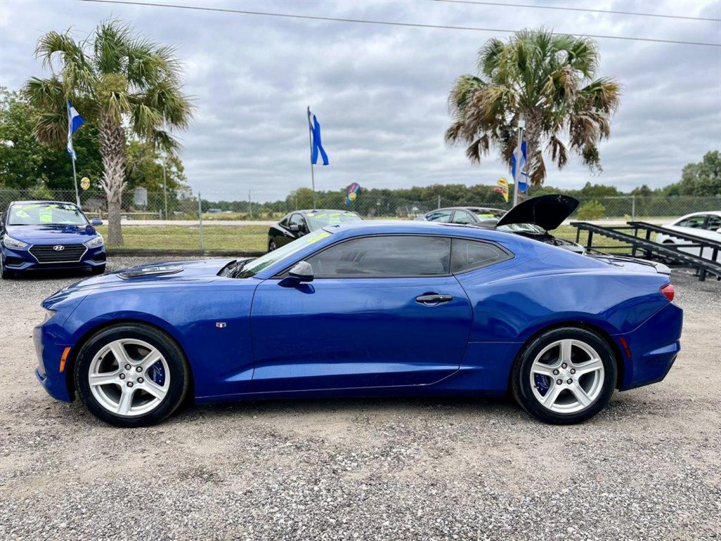 2020 Blue /Black Chevrolet Camaro (1G1FB1RS2L0) with an 3.6l V6 DI Dohc 3.6l engine, Automatic transmission, located at 745 East Steele Rd., West Columbia, SC, 29170, (803) 755-9148, 33.927212, -81.148483 - Special Internet Price! 2020 Chevrolet Camaro with Bluetooth, Backup camera, Cruise control, Keyless entry, Push to start, Cloth interior, Automatic air conditioning, Powered front seats, Powered windows, Powered door locks, Plus more! - Photo#1