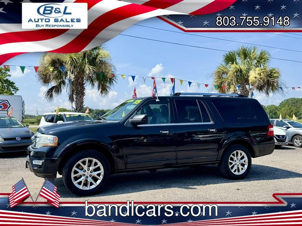2015 Black /Black Ford Expedition EL (1FMJK1KT0FE) with an 3.5l V6 DI T/C Ecoboost 3 engine, Automatic transmission, located at 745 East Steele Rd., West Columbia, SC, 29170, (803) 755-9148, 33.927212, -81.148483- Photo#0