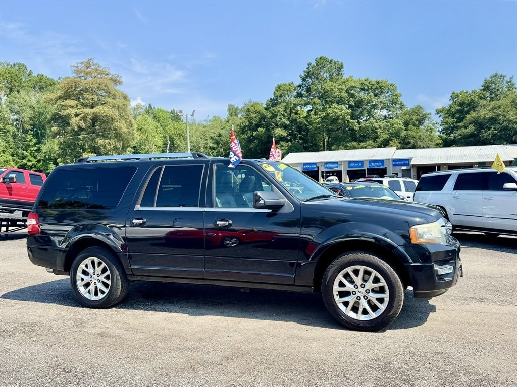 2015 Black /Black Ford Expedition EL (1FMJK1KT0FE) with an 3.5l V6 DI T/C Ecoboost 3 engine, Automatic transmission, located at 745 East Steele Rd., West Columbia, SC, 29170, (803) 755-9148, 33.927212, -81.148483- Photo#2