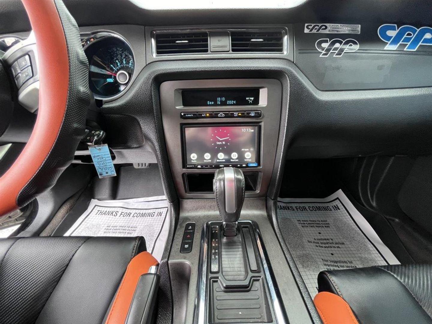 2013 Orange /Black Ford Mustang (1ZVBP8FF6D5) with an 5.0l V8 SFI 5.0l engine, Automatic transmission, located at 745 East Steele Rd., West Columbia, SC, 29170, (803) 755-9148, 33.927212, -81.148483 - Special Internet Price! 2013 Ford Mustang with AM/FM radio, Cruise control, Manual air conditioning, Aftermarket front bucket seats, Powered windows, Powered door locks, Plus more! - Photo#14