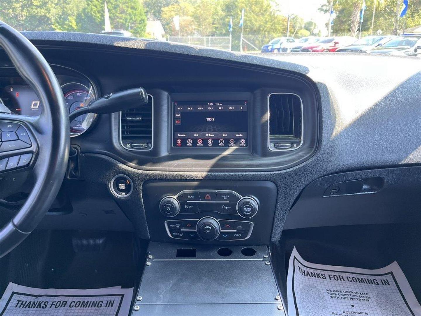 2019 White /Black Dodge Charger (2C3CDXAT6KH) with an 5.7l V8 MPI Hemi 5.7l engine, Automatic transmission, located at 745 East Steele Rd., West Columbia, SC, 29170, (803) 755-9148, 33.927212, -81.148483 - Special Internet Price! 2019 Dodge Charger with Bluetooth, AM/FM radio, Backup camera, Automatic air conditioning, Cruise control, Powered windows, Powered door locks, Plus more! - Photo#13