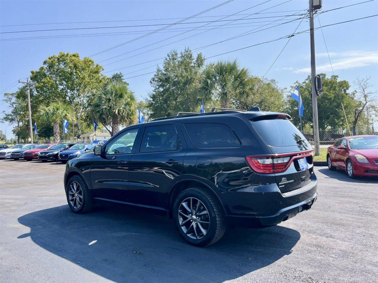 2017 Black /Black Dodge Durango (1C4RDJDG1HC) with an 3.6l V6 MPI Dohc 3.6l engine, Automatic transmission, located at 745 East Steele Rd., West Columbia, SC, 29170, (803) 755-9148, 33.927212, -81.148483 - Special Internet Price! 2017 Dodge Durango with Bluetooth, AM/FM radio, Backup camera, Navigation, Cruise control, Third row seating, Leather interior, Sunroof, Push to start, Keyless entry, Powered liftgate, Powered windows, Powered door locks, Plus more! - Photo#2