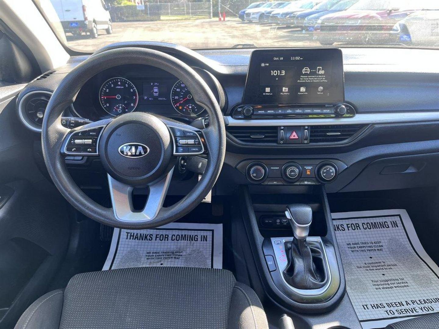 2021 Silver /Black Kia Forte (3KPF24AD1ME) with an 2.0l I-4 MPI Dohc 2.0l engine, Automatic transmission, located at 745 East Steele Rd., West Columbia, SC, 29170, (803) 755-9148, 33.927212, -81.148483 - Special Internet Price! 2021 Kia Forte with AM/FM/MP3 Audio System, 2 LCD Monitors In The Front, Cruise Control, Backup Camera, Manual Air Conditioning, Keyless Entry, Front Bucket Seats, Cloth Seats, Bench Rear Seat, Powered Windows, Powered Door Locks, Plus More! - Photo#8