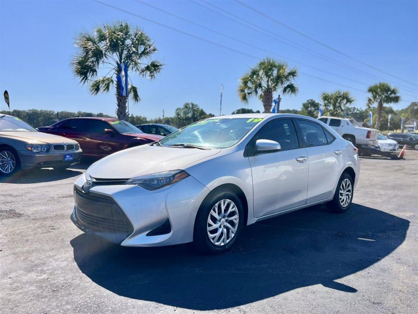 2019 Silver /Grey Toyota Corolla (5YFBURHE7KP) with an 1.8l I-4 EFI Dohc 1.8l engine, Automatic transmission, located at 745 East Steele Rd., West Columbia, SC, 29170, (803) 755-9148, 33.927212, -81.148483 - Special Internet Price! 2019 Toyota Corolla with AM/FM CD player, Bluetooth, 1 LCD Monitor In The Front, Backup Camera, Automatic Air Conditioning, Remote Keyless Entry, Cruise Control, 60-40 Folding Bench Rear Seat, Fabric Seats, Powered Windows, Powered Door Locks, Plus More! - Photo#0