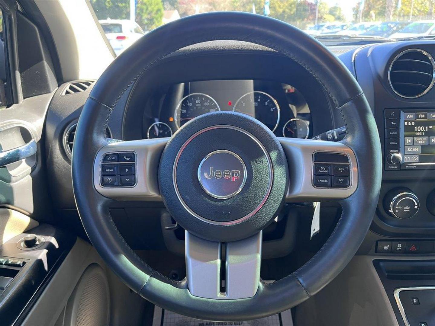 2013 White /Tan Jeep Compass (1C4NJCCB1DD) with an 2.4l I-4 SFI Dohc 2.4l engine, Automatic transmission, located at 745 East Steele Rd., West Columbia, SC, 29170, (803) 755-9148, 33.927212, -81.148483 - Special Internet Price! 2013 Jeep Compass with AM/FM radio, Cruise control, Manual air conditioning, Keyless entry, Powered driver seat, Leather interior, Powered windows, Powered door locks, Plus more! - Photo#9