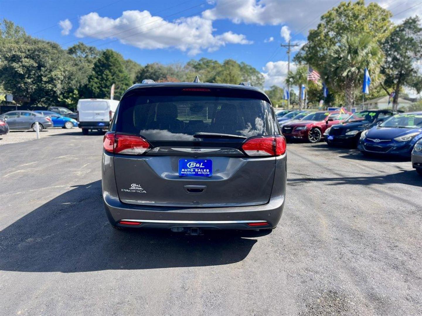 2017 Grey /Grey Chrysler Pacifica (2C4RC1EGXHR) with an 3.6l V6 MPI Dohc 3.6l engine, Automatic transmission, located at 745 East Steele Rd., West Columbia, SC, 29170, (803) 755-9148, 33.927212, -81.148483 - Special Internet Price! 2017 Chrysler Pacifica Touring L Plus with Streaming Audio, Uconnect, 2 LCD Monitors In The Front, 2 LCD Row Monitors In The Rear, Navigation, Backup Camera, Rear Entertainment System, Cruise Control, Keyless Entry, Push To Start, Bucket Folding Captain Rear Seats, Heated Fr - Photo#3