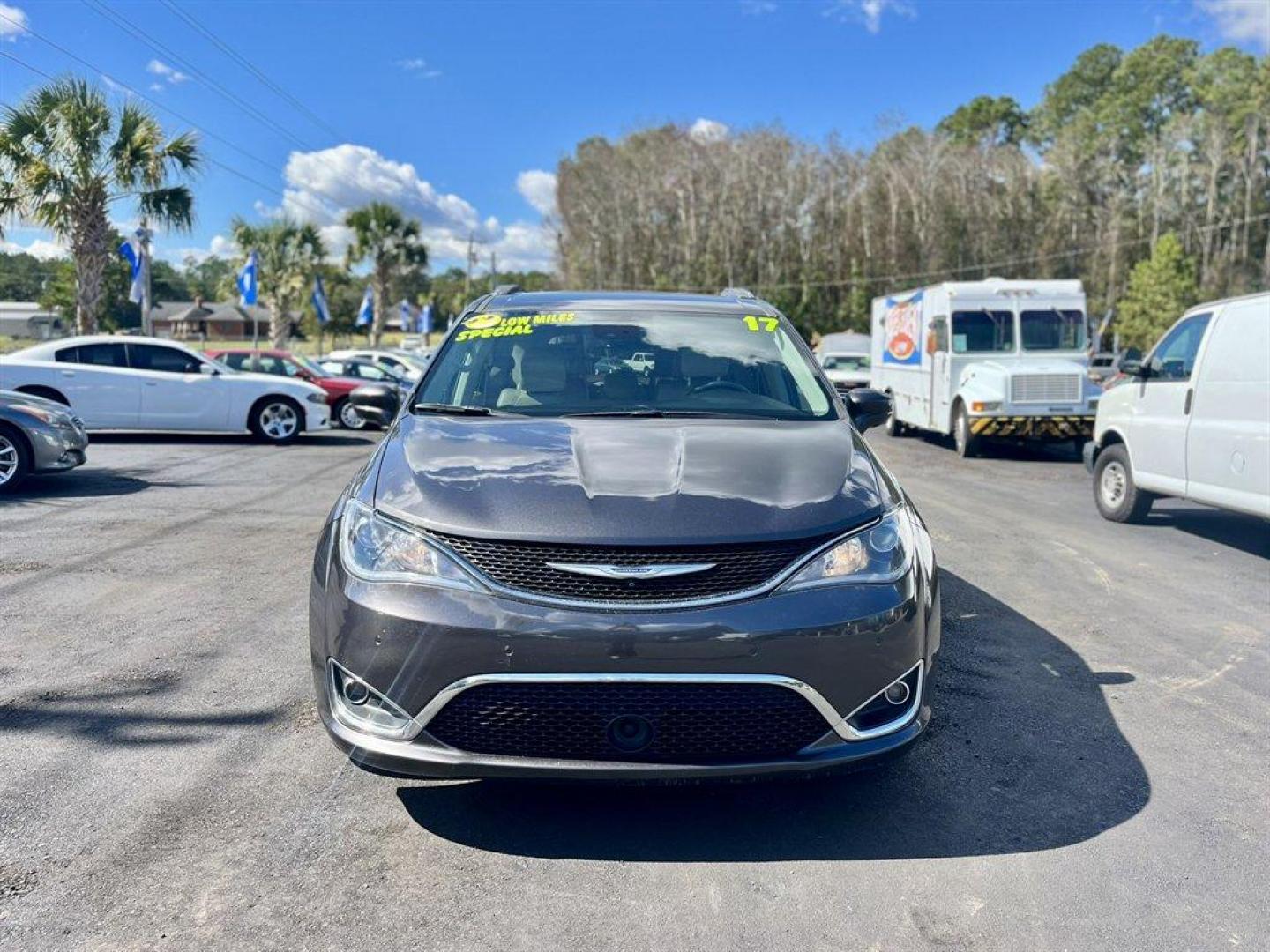 2017 Grey /Grey Chrysler Pacifica (2C4RC1EGXHR) with an 3.6l V6 MPI Dohc 3.6l engine, Automatic transmission, located at 745 East Steele Rd., West Columbia, SC, 29170, (803) 755-9148, 33.927212, -81.148483 - Special Internet Price! 2017 Chrysler Pacifica Touring L Plus with Streaming Audio, Uconnect, 2 LCD Monitors In The Front, 2 LCD Row Monitors In The Rear, Navigation, Backup Camera, Rear Entertainment System, Cruise Control, Keyless Entry, Push To Start, Bucket Folding Captain Rear Seats, Heated Fr - Photo#7