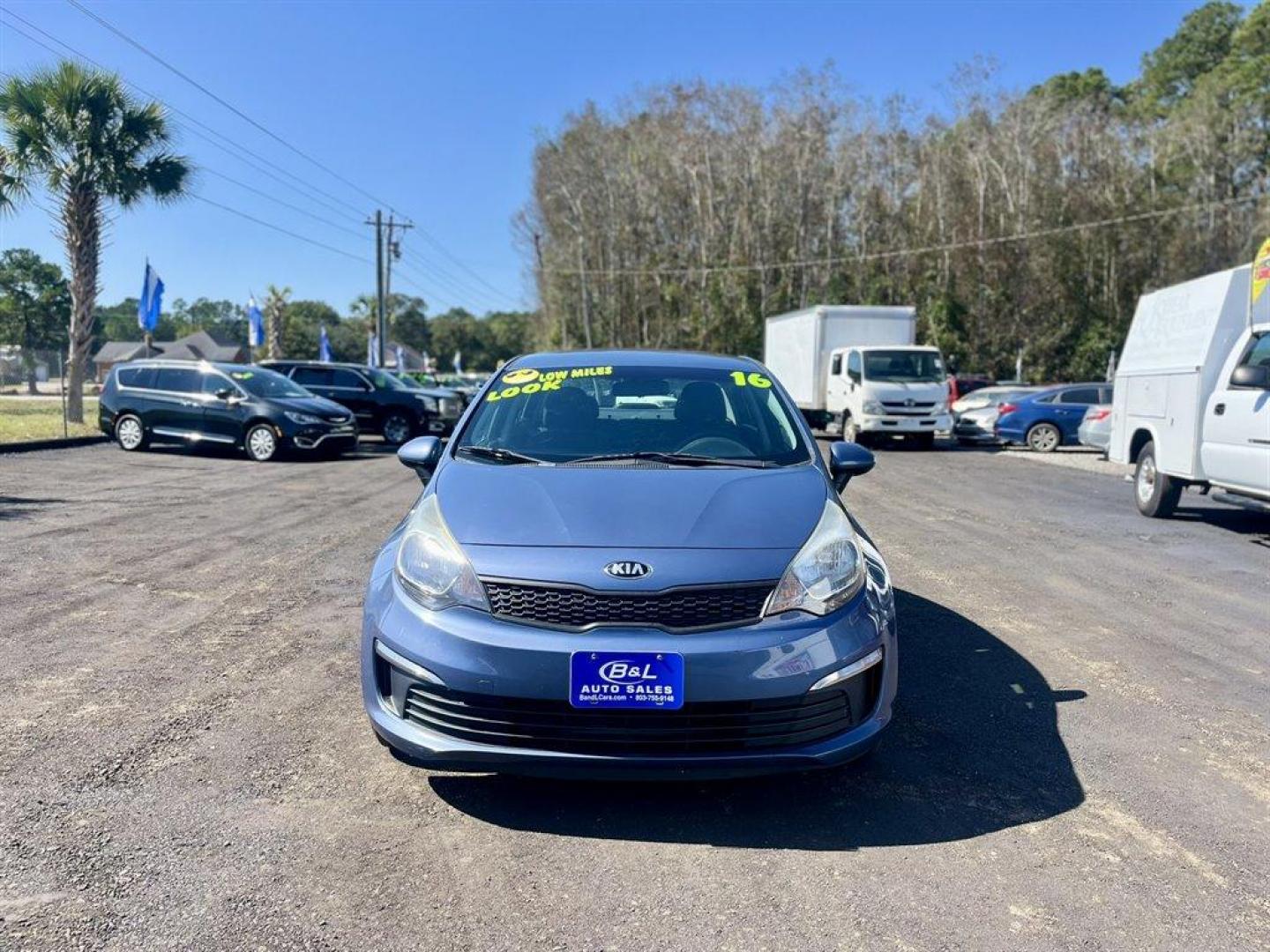 2016 Blue /Black Kia Rio (KNADM4A30G6) with an 1.6l I-4 DI Dohc Cvvt 1.6 engine, Automatic transmission, located at 745 East Steele Rd., West Columbia, SC, 29170, (803) 755-9148, 33.927212, -81.148483 - Special Internet Price! 2016 Kia Rio with AM/FM/CD MP3 Audio System, Manual Air Conditioning, 60-40 Folding Bench Rear Seat, Front Bucket Seats, Fabric Seats, Powered Windows, Powered Door Locks, Plus More! - Photo#7