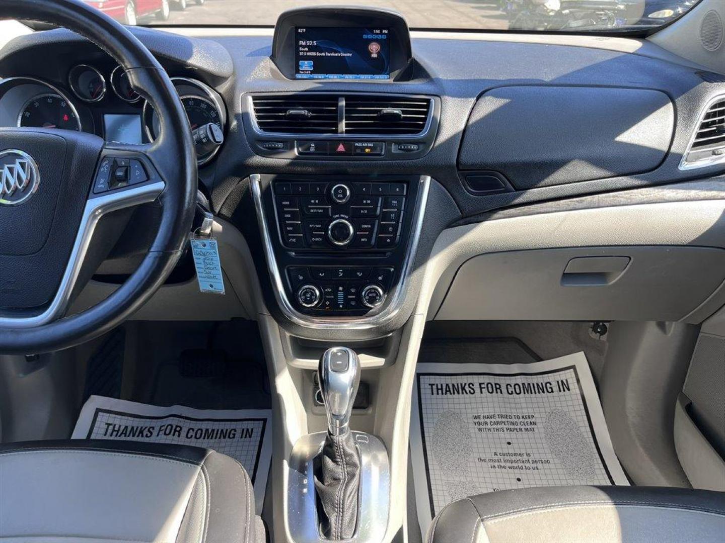 2016 White /Grey Buick Encore (KL4CJCSB5GB) with an 1.4l I-4 MFI Flex T/C HO engine, Automatic transmission, located at 745 East Steele Rd., West Columbia, SC, 29170, (803) 755-9148, 33.927212, -81.148483 - Special Internet Price! 2016 Buick Encore with AM/FM/SiriusXM stereo, Bluetooth for phone and music, Backup camera, Remote keyless entry, Memory seat, Dual-zone automatic air conditioning, Rear 60/40 split-bench, Powered windows, Powered door locks, Plus more! - Photo#12