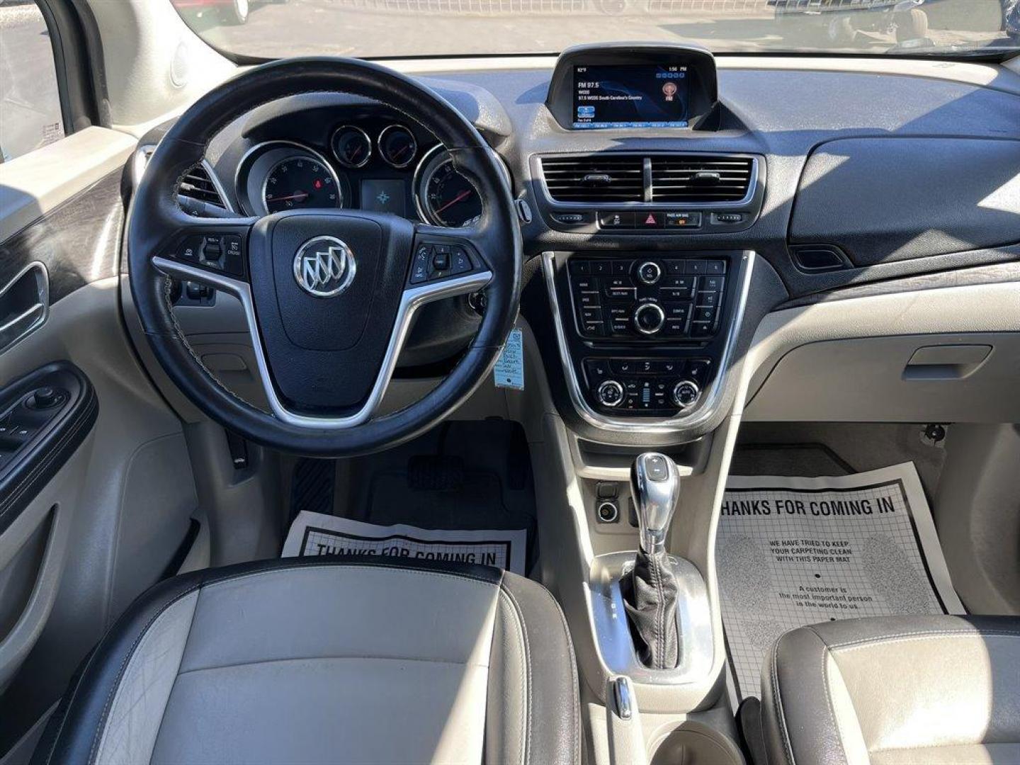 2016 White /Grey Buick Encore (KL4CJCSB5GB) with an 1.4l I-4 MFI Flex T/C HO engine, Automatic transmission, located at 745 East Steele Rd., West Columbia, SC, 29170, (803) 755-9148, 33.927212, -81.148483 - Special Internet Price! 2016 Buick Encore with AM/FM/SiriusXM stereo, Bluetooth for phone and music, Backup camera, Remote keyless entry, Memory seat, Dual-zone automatic air conditioning, Rear 60/40 split-bench, Powered windows, Powered door locks, Plus more! - Photo#7