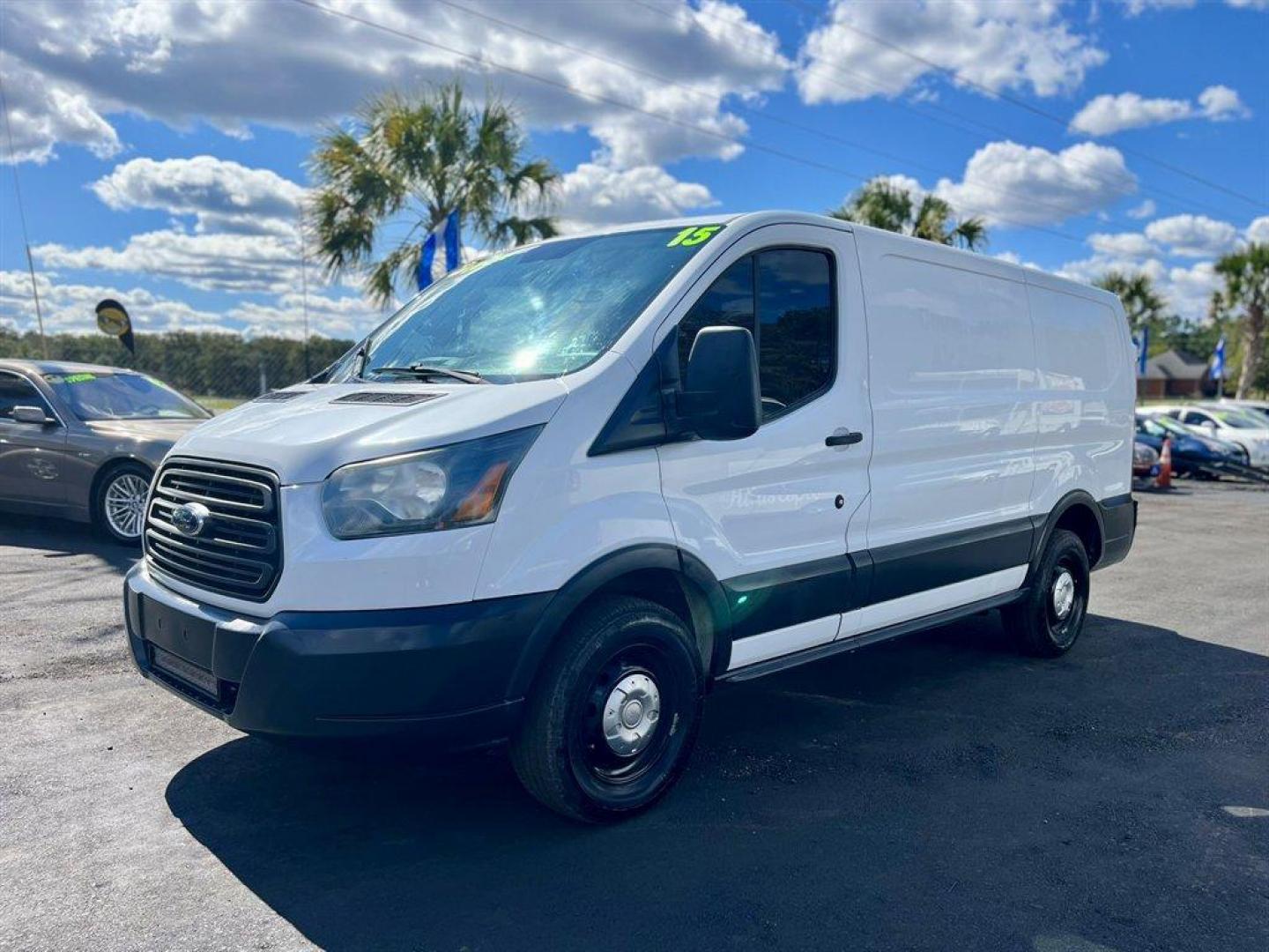 2015 White /Black Ford T250 Vans (1FTNR1YM2FK) with an 3.7l V6 Smpi TI-VCT 3.7l engine, Automatic transmission, located at 745 East Steele Rd., West Columbia, SC, 29170, (803) 755-9148, 33.927212, -81.148483 - Special Internet Price! 2015 Ford T250 Vans - Photo#0