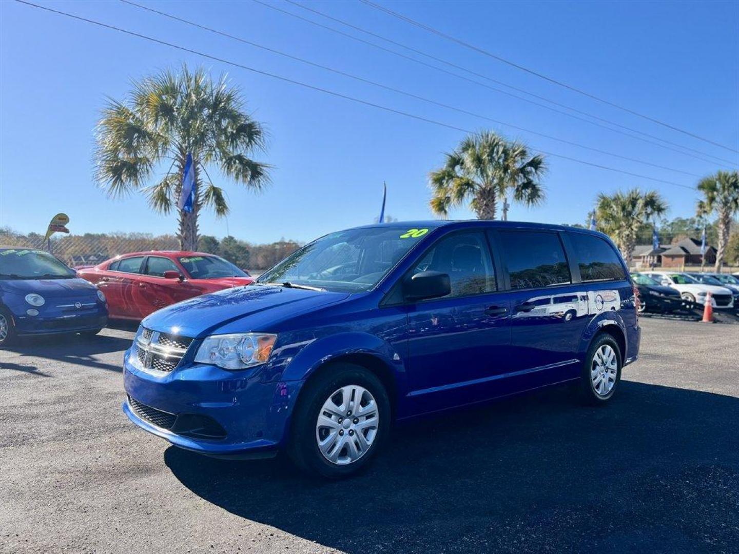 2020 Blue /Black Dodge Grand Caravan (2C4RDGBG9LR) with an 3.6l V6 MPI Dohc 3.6l engine, Automatic transmission, located at 745 East Steele Rd., West Columbia, SC, 29170, (803) 755-9148, 33.927212, -81.148483 - Special Internet Price! 2020 Dodge Grand Caravan with AM/FM radio, Cruise control, Backup camera, Cloth interior, 3rd row seating, Powered windows, Powered door locks, Plus more! - Photo#0