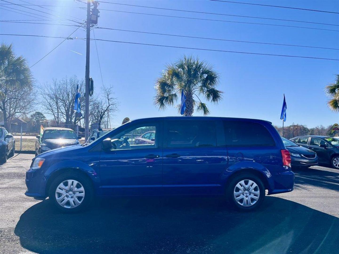 2020 Blue /Black Dodge Grand Caravan (2C4RDGBG9LR) with an 3.6l V6 MPI Dohc 3.6l engine, Automatic transmission, located at 745 East Steele Rd., West Columbia, SC, 29170, (803) 755-9148, 33.927212, -81.148483 - Special Internet Price! 2020 Dodge Grand Caravan with AM/FM radio, Cruise control, Backup camera, Cloth interior, 3rd row seating, Powered windows, Powered door locks, Plus more! - Photo#1