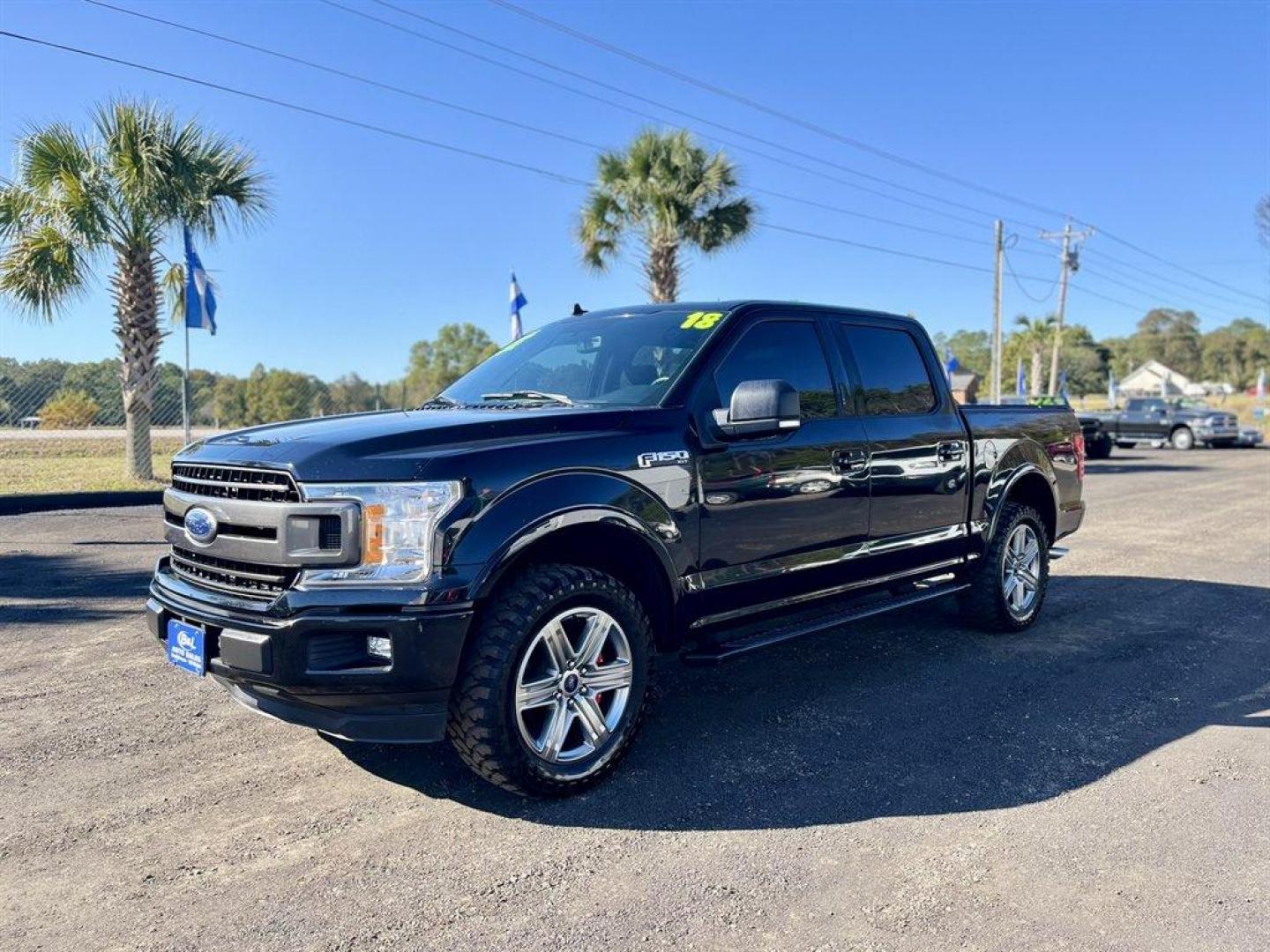 2018 Black /Black Ford F150 (1FTEW1CG7JK) with an 3.5l V6 DI T/C Ecoboost 3 engine, Automatic transmission, located at 745 East Steele Rd., West Columbia, SC, 29170, (803) 755-9148, 33.927212, -81.148483 - Special Internet Price! 2018 Ford F150 with AM/FM Stereo, 2 LCD Monitors In The Front, Navigation, Backup Camera, Manual Air Conditioning, Cruise Control, Panoramic Sunroof, Remote Keyless Entry, Cloth 40/20/40 Front Seat, 60-40 Folding Split-Bench Rear Seat, Powered Windows Powered Door Locks, Plus - Photo#0