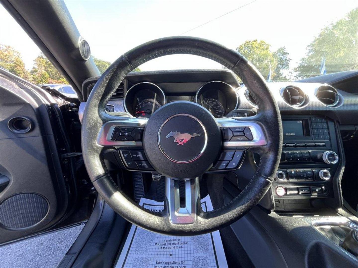 2017 Black /Black Ford Mustang (1FA6P8CF0H5) with an 5.0l V8 SFI 5.0l engine, Manual transmission, located at 745 East Steele Rd., West Columbia, SC, 29170, (803) 755-9148, 33.927212, -81.148483 - Special Internet Price! 2017 Ford Mustang With AM/FM Stereo, 2 LCD Monitors In The Front, Manual Air Conditioning, Cruise Control, Cloth Sport Bucket Seats, Remote Keyless Entry, 6-Speed Manual, Powered Windows, Powered Door Locks, Plus More! - Photo#9