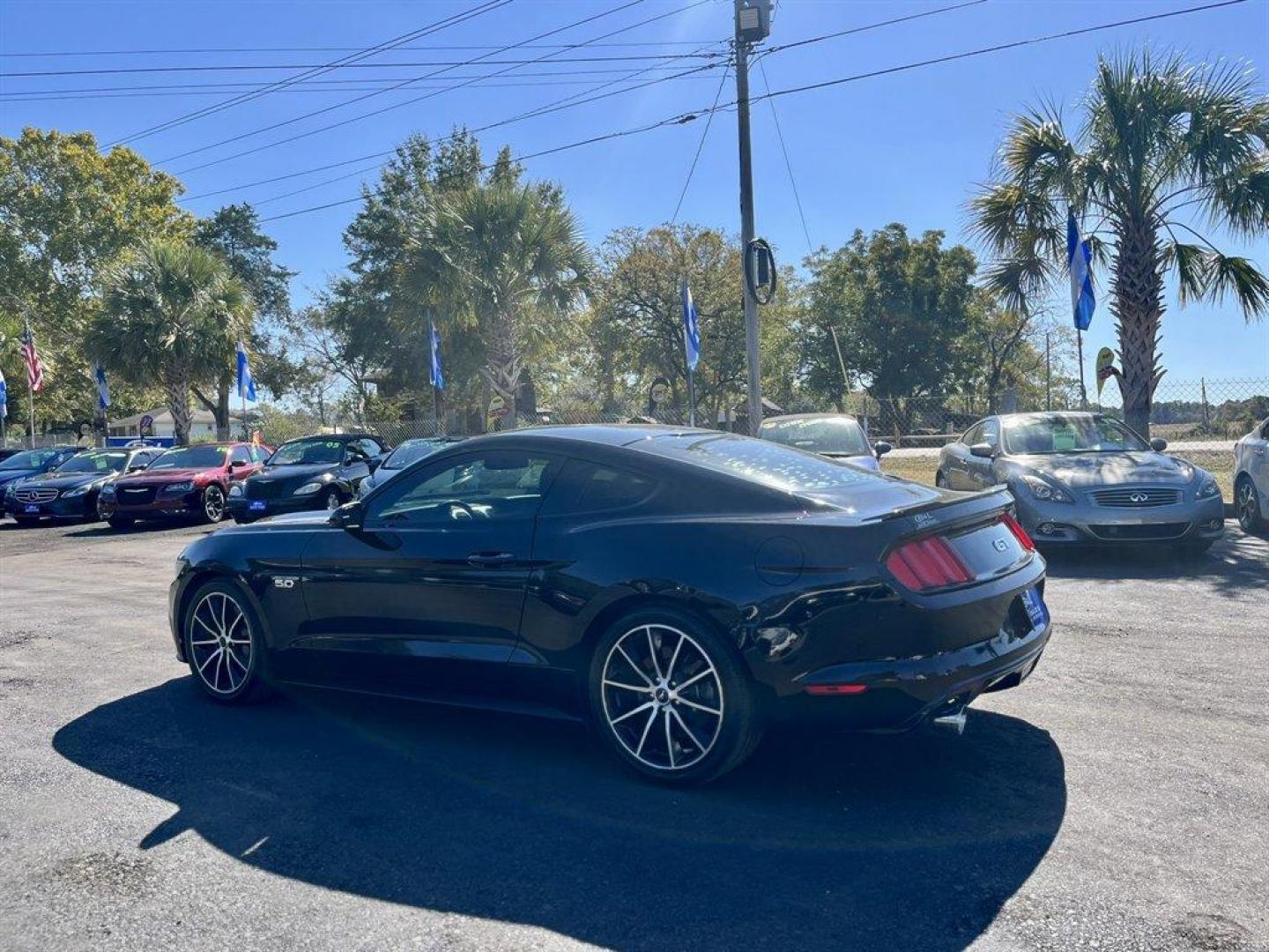 2017 Black /Black Ford Mustang (1FA6P8CF0H5) with an 5.0l V8 SFI 5.0l engine, Manual transmission, located at 745 East Steele Rd., West Columbia, SC, 29170, (803) 755-9148, 33.927212, -81.148483 - Special Internet Price! 2017 Ford Mustang With AM/FM Stereo, 2 LCD Monitors In The Front, Manual Air Conditioning, Cruise Control, Cloth Sport Bucket Seats, Remote Keyless Entry, 6-Speed Manual, Powered Windows, Powered Door Locks, Plus More! - Photo#2