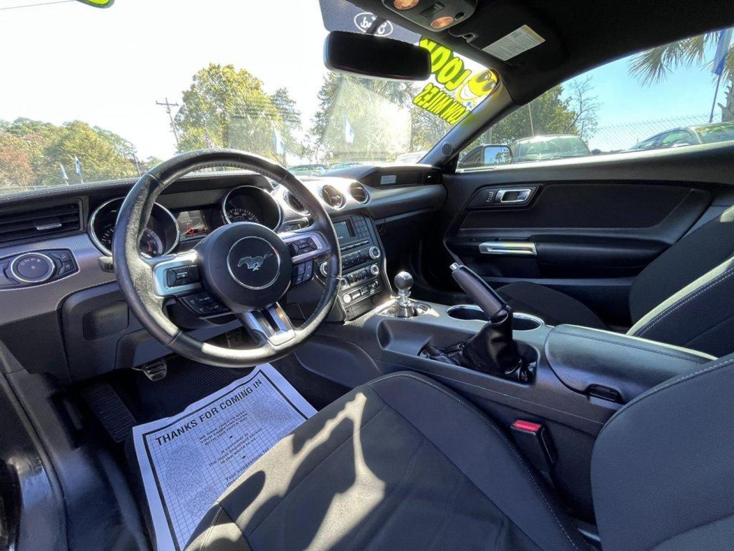 2017 Black /Black Ford Mustang (1FA6P8CF0H5) with an 5.0l V8 SFI 5.0l engine, Manual transmission, located at 745 East Steele Rd., West Columbia, SC, 29170, (803) 755-9148, 33.927212, -81.148483 - Special Internet Price! 2017 Ford Mustang With AM/FM Stereo, 2 LCD Monitors In The Front, Manual Air Conditioning, Cruise Control, Cloth Sport Bucket Seats, Remote Keyless Entry, 6-Speed Manual, Powered Windows, Powered Door Locks, Plus More! - Photo#8