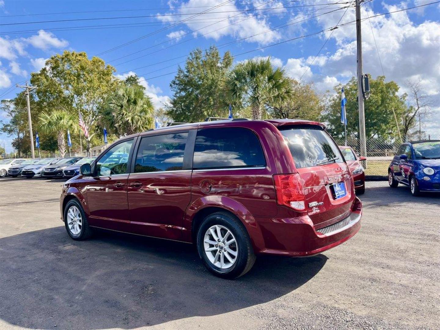 2019 Red /Black Dodge Grand Caravan (2C4RDGCG6KR) with an 3.6l V6 MPI Dohc VVT Flex engine, Automatic transmission, located at 745 East Steele Rd., West Columbia, SC, 29170, (803) 755-9148, 33.927212, -81.148483 - Special Internet Price! 2019 Dodge Grand Caravan With AM/FM Radio, 1 LCD Monitor In The Front, Uconnect, Cruise Control, Leather Interior, Bucket Front Seats, 2nd Row Stow 'N Go Bucket Seats, 3nd Row Stow 'N Go Bench Seats, Powered Slide Side Doors, Powered Liftgate, Powered Windows, Powered Door Lo - Photo#6