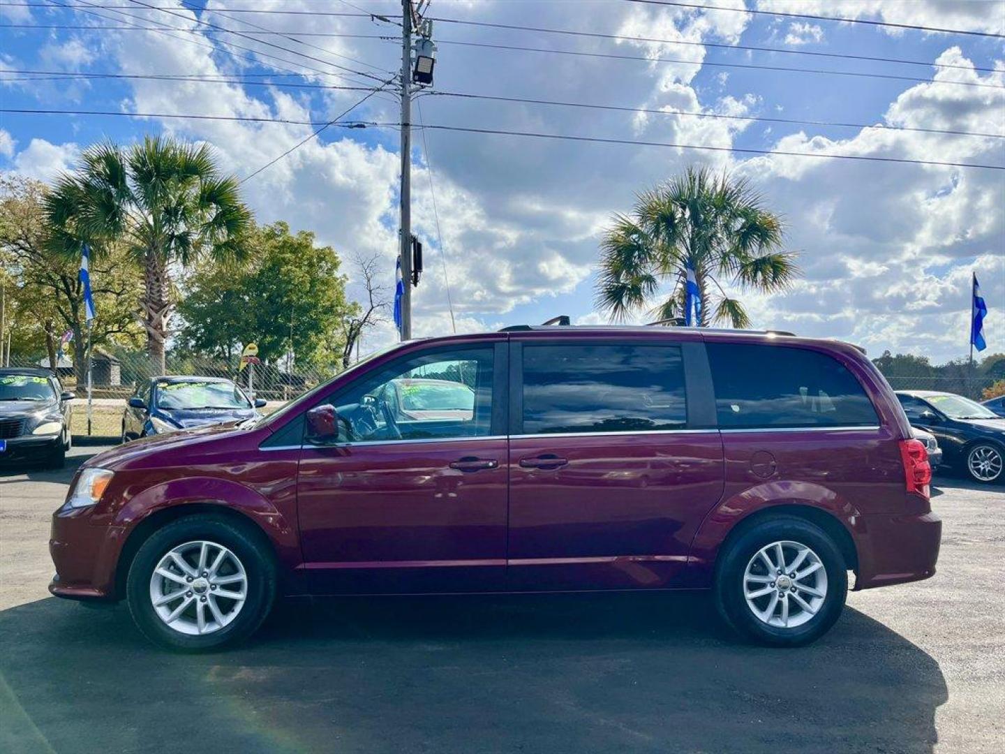 2019 Red /Black Dodge Grand Caravan (2C4RDGCG6KR) with an 3.6l V6 MPI Dohc VVT Flex engine, Automatic transmission, located at 745 East Steele Rd., West Columbia, SC, 29170, (803) 755-9148, 33.927212, -81.148483 - Special Internet Price! 2019 Dodge Grand Caravan With AM/FM Radio, 1 LCD Monitor In The Front, Uconnect, Cruise Control, Leather Interior, Bucket Front Seats, 2nd Row Stow 'N Go Bucket Seats, 3nd Row Stow 'N Go Bench Seats, Powered Slide Side Doors, Powered Liftgate, Powered Windows, Powered Door Lo - Photo#1