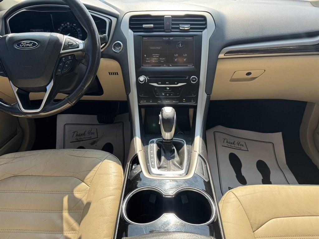 2014 Silver /Tan Ford Fusion (3FA6P0HDXER) with an 1.5l I-4 DI Dohc Ecoboost engine, Automatic transmission, located at 745 East Steele Rd., West Columbia, SC, 29170, (803) 755-9148, 33.927212, -81.148483- Photo#11