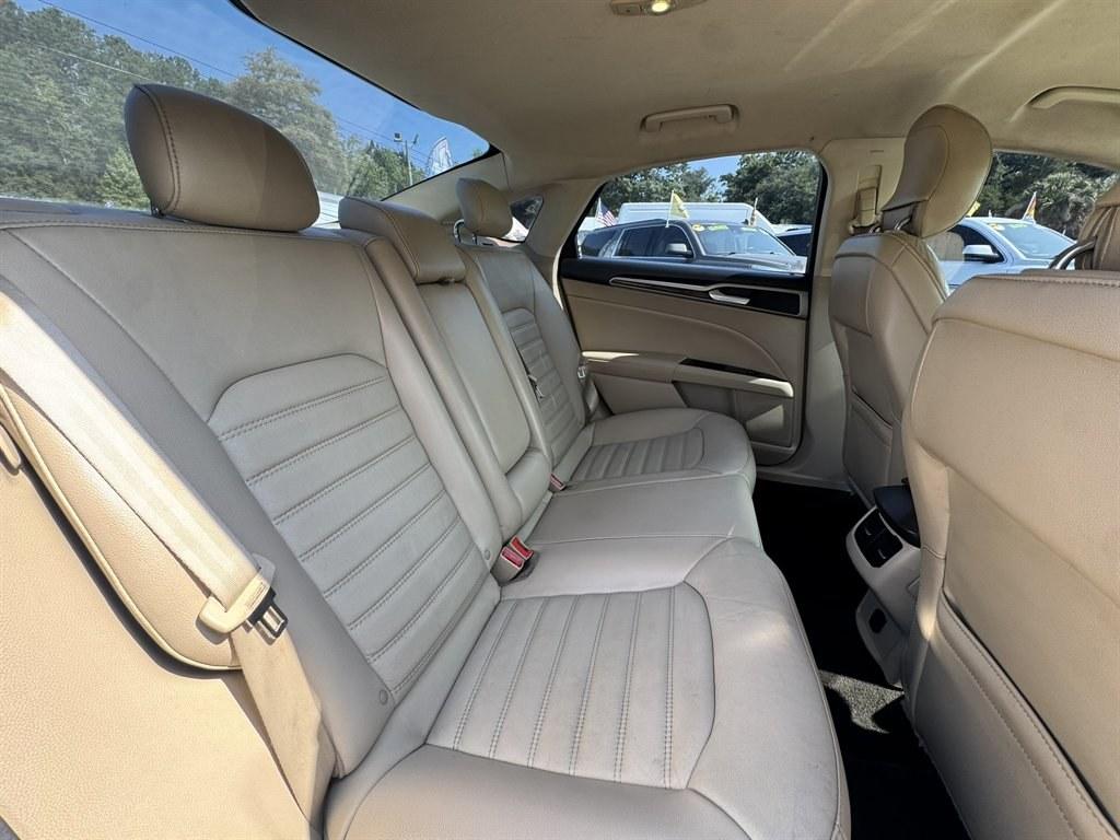 2014 Silver /Tan Ford Fusion (3FA6P0HDXER) with an 1.5l I-4 DI Dohc Ecoboost engine, Automatic transmission, located at 745 East Steele Rd., West Columbia, SC, 29170, (803) 755-9148, 33.927212, -81.148483- Photo#23