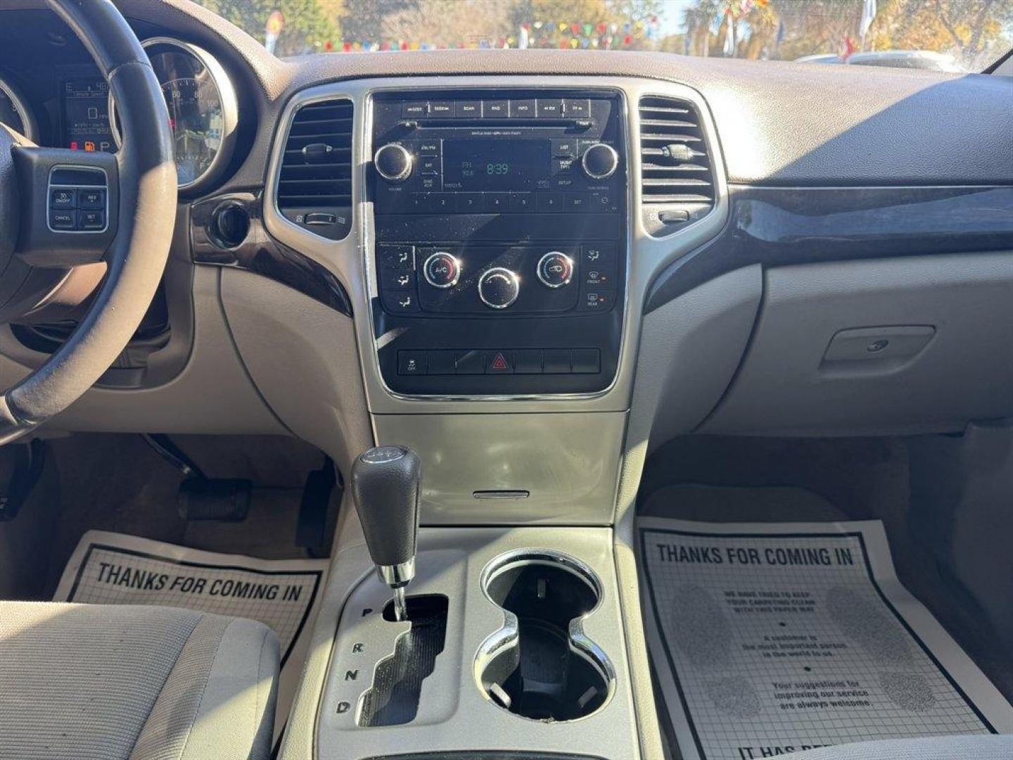 2012 Grey /Grey Jeep Grand Cherokee (1C4RJEAGXCC) with an 3.6l V6 MPI Dohc VVT Flex engine, Automatic transmission, located at 745 East Steele Rd., West Columbia, SC, 29170, (803) 755-9148, 33.927212, -81.148483 - Special Internet Price! 2012 Jeep Grand Cherokee - Photo#11