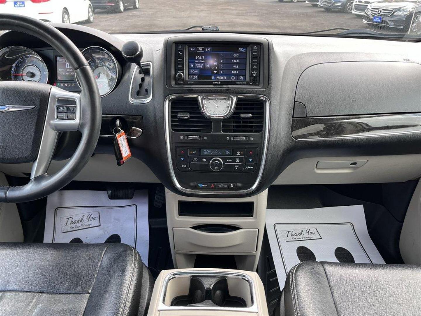 2013 Silver /Black Chrysler Town and Country (2C4RC1BG8DR) with an 3.6l V6 MPI Dohc VVT Flex engine, Automatic transmission, located at 745 East Steele Rd., West Columbia, SC, 29170, (803) 755-9148, 33.927212, -81.148483 - Special Internet Price! 2013 Chrysler Town and Country with AM/FM stereo, Backup camera, Uconnect, Automatic air conditioning, Cruise control, Leather interior, 2nd row overhead 9 VGA video screen, 3rd row 60/40 fold-in-floor bench seat, 2nd row Stow N' Go buckets, Power sliding rear doors, Powered - Photo#13