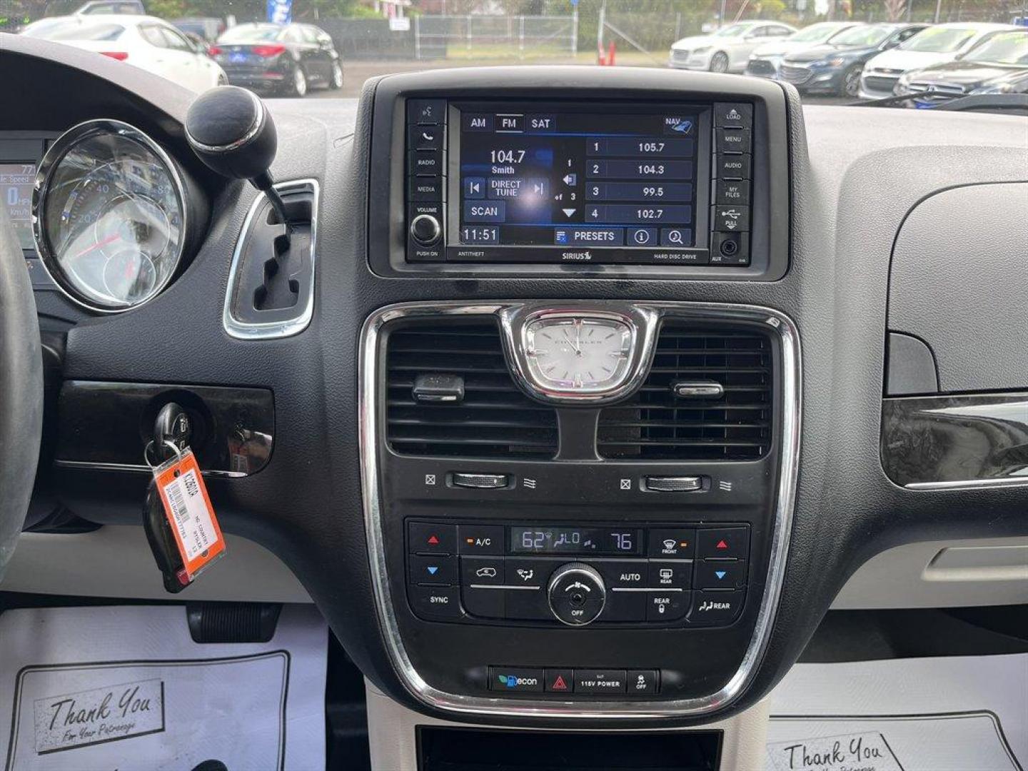 2013 Silver /Black Chrysler Town and Country (2C4RC1BG8DR) with an 3.6l V6 MPI Dohc VVT Flex engine, Automatic transmission, located at 745 East Steele Rd., West Columbia, SC, 29170, (803) 755-9148, 33.927212, -81.148483 - Special Internet Price! 2013 Chrysler Town and Country with AM/FM stereo, Backup camera, Uconnect, Automatic air conditioning, Cruise control, Leather interior, 2nd row overhead 9 VGA video screen, 3rd row 60/40 fold-in-floor bench seat, 2nd row Stow N' Go buckets, Power sliding rear doors, Powered - Photo#14