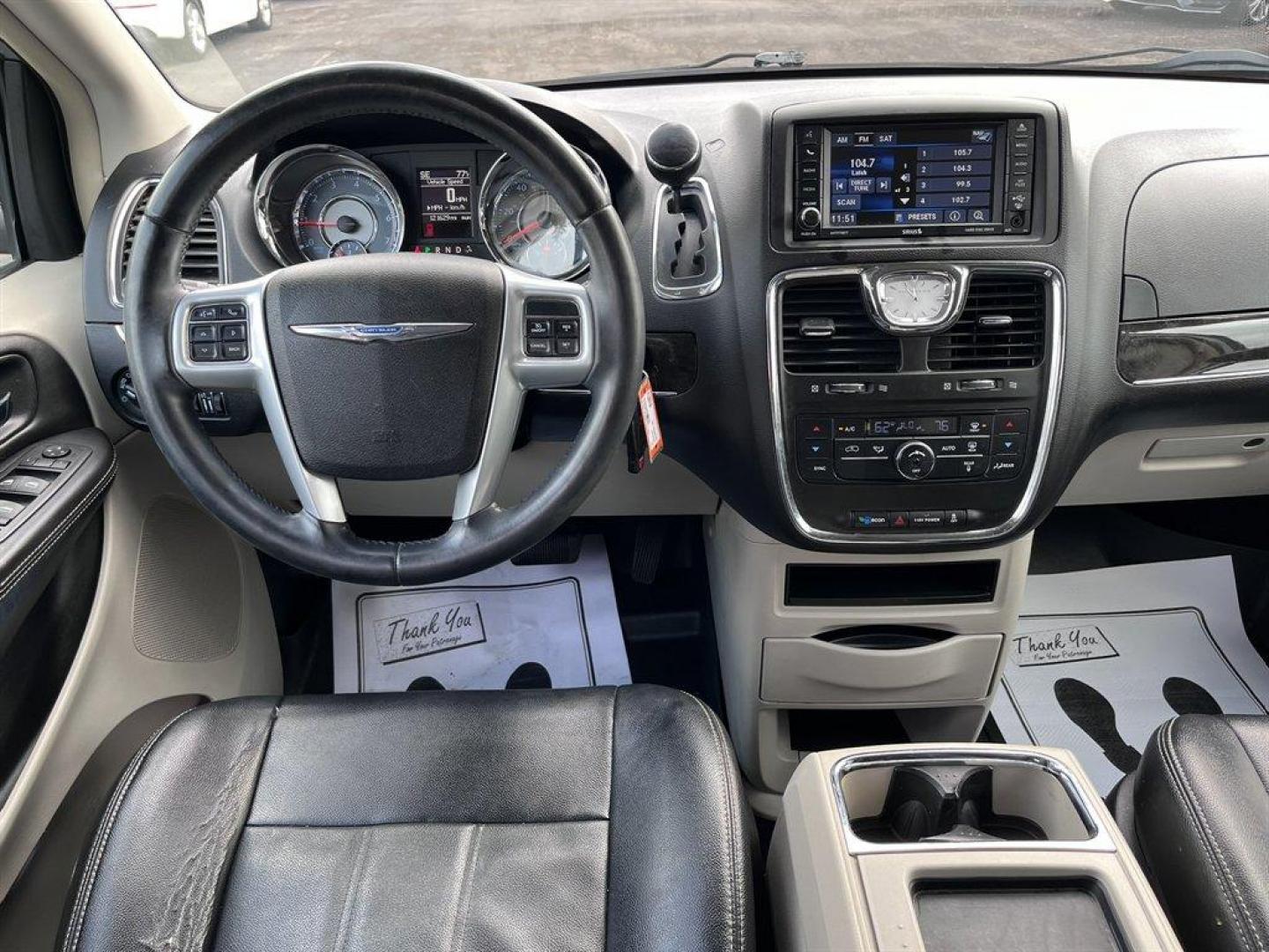 2013 Silver /Black Chrysler Town and Country (2C4RC1BG8DR) with an 3.6l V6 MPI Dohc VVT Flex engine, Automatic transmission, located at 745 East Steele Rd., West Columbia, SC, 29170, (803) 755-9148, 33.927212, -81.148483 - Special Internet Price! 2013 Chrysler Town and Country with AM/FM stereo, Backup camera, Uconnect, Automatic air conditioning, Cruise control, Leather interior, 2nd row overhead 9 VGA video screen, 3rd row 60/40 fold-in-floor bench seat, 2nd row Stow N' Go buckets, Power sliding rear doors, Powered - Photo#8