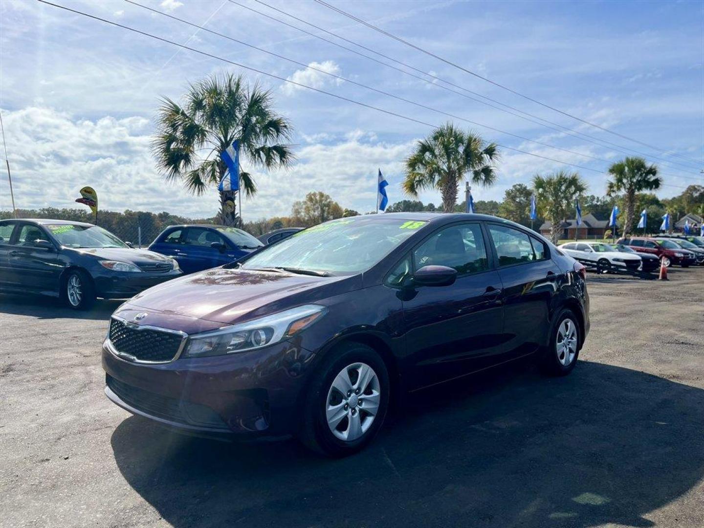 2018 Purple /Black Kia Forte (3KPFK4A75JE) with an 2.0l I-4 MPI Dohc 2.0l engine, Automatic transmission, located at 745 East Steele Rd., West Columbia, SC, 29170, (803) 755-9148, 33.927212, -81.148483 - Special Internet Price! 2018 Kia Forte with AM/FM Audio System, Manual Air Conditioning, Cruise Control, Keyless Entry, Woven Cloth Seats, Rear 60-40 Folding Bench Seats, Powered Windows, Powered Door Locks, Plus More! - Photo#0