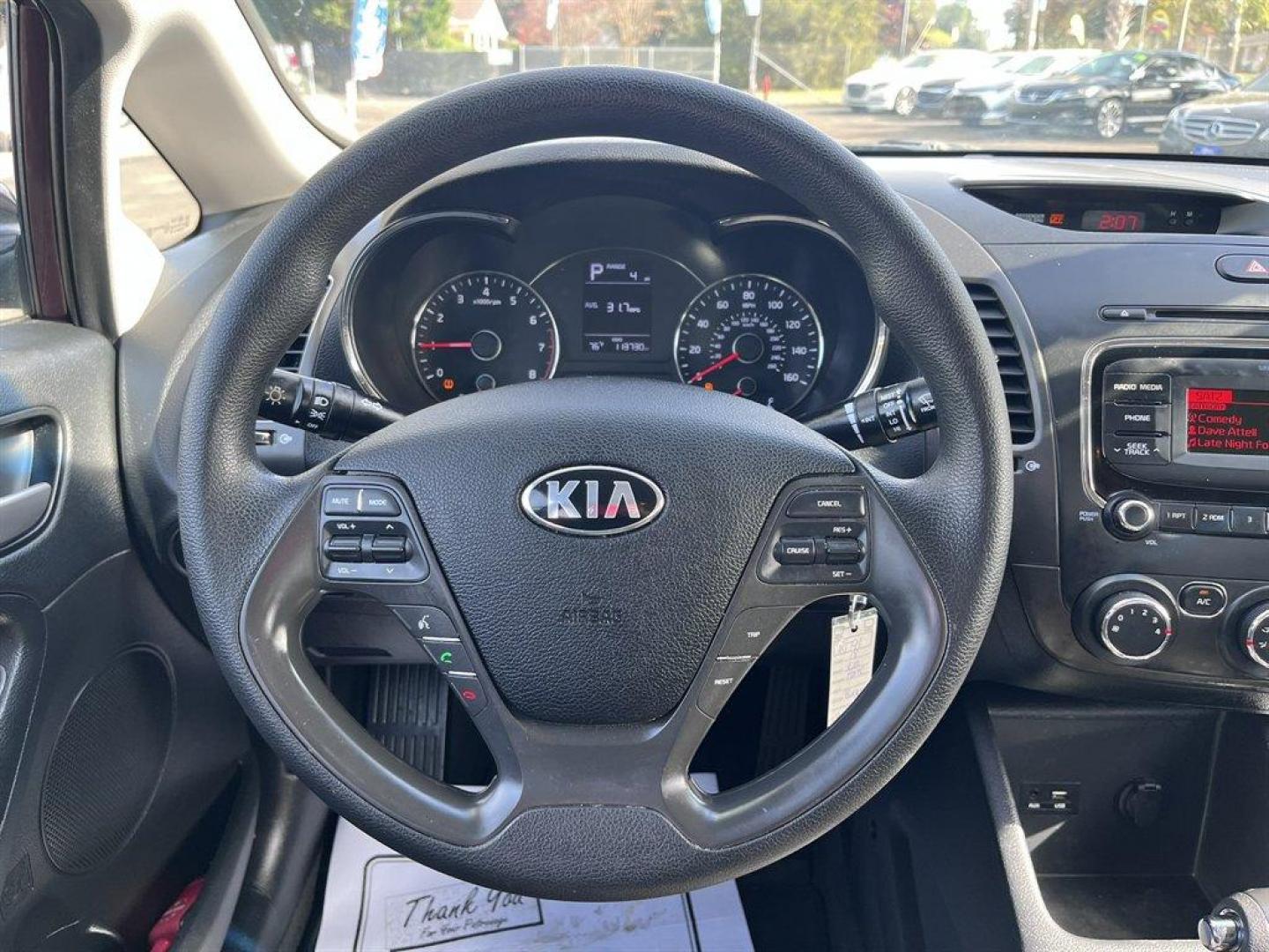 2018 Purple /Black Kia Forte (3KPFK4A75JE) with an 2.0l I-4 MPI Dohc 2.0l engine, Automatic transmission, located at 745 East Steele Rd., West Columbia, SC, 29170, (803) 755-9148, 33.927212, -81.148483 - Special Internet Price! 2018 Kia Forte with AM/FM Audio System, Manual Air Conditioning, Cruise Control, Keyless Entry, Woven Cloth Seats, Rear 60-40 Folding Bench Seats, Powered Windows, Powered Door Locks, Plus More! - Photo#9