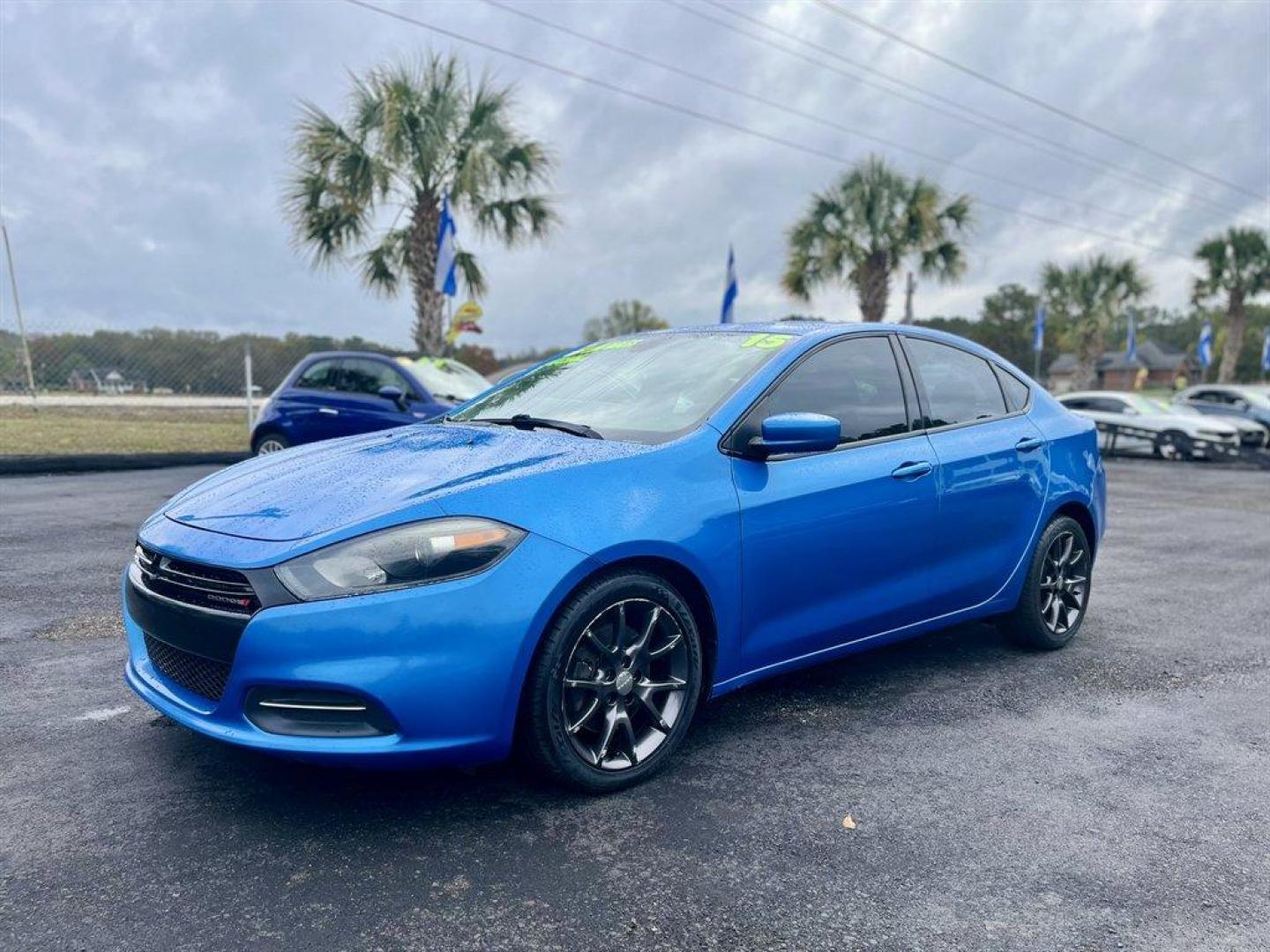 2015 Blue /Black Dodge Dart (1C3CDFAA5FD) with an 2.0l I-4 SFI Dohc 2.0l engine, Automatic transmission, located at 745 East Steele Rd., West Columbia, SC, 29170, (803) 755-9148, 33.927212, -81.148483 - Photo#0