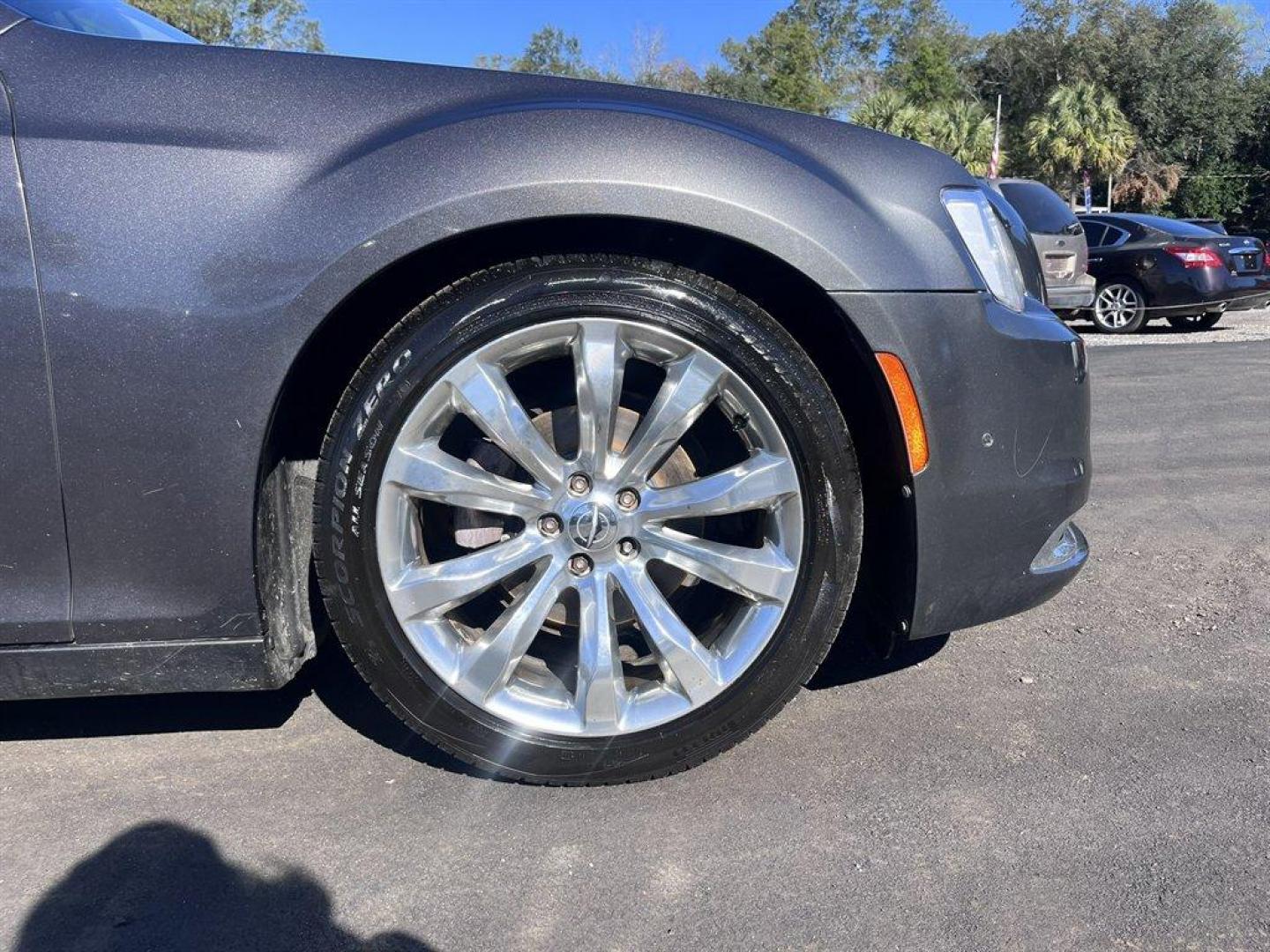 2017 Grey /Black Chrysler 300 (2C3CCAEG5HH) with an 3.6l V6 MPI Dohc VVT Flex engine, Automatic transmission, located at 745 East Steele Rd., West Columbia, SC, 29170, (803) 755-9148, 33.927212, -81.148483 - Special Internet Price! 2017 Chrysler 300 with AM/FM radio, Bluetooth, Backup camera, Navigation, Cruise control, Keyless entry, Manual air, Push to start, Panoramic sunroof, Leather interior, Powered front seats, Heated seats, Powered windows, Powered door locks, Plus more! - Photo#37