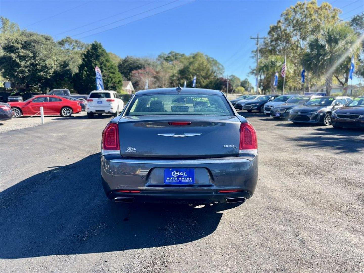 2017 Grey /Black Chrysler 300 (2C3CCAEG5HH) with an 3.6l V6 MPI Dohc VVT Flex engine, Automatic transmission, located at 745 East Steele Rd., West Columbia, SC, 29170, (803) 755-9148, 33.927212, -81.148483 - Special Internet Price! 2017 Chrysler 300 with AM/FM radio, Bluetooth, Backup camera, Navigation, Cruise control, Keyless entry, Manual air, Push to start, Panoramic sunroof, Leather interior, Powered front seats, Heated seats, Powered windows, Powered door locks, Plus more! - Photo#3