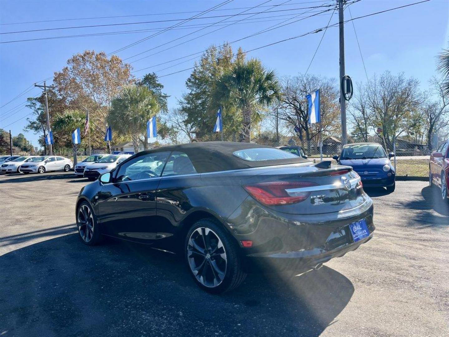 2016 Black /Black Buick Cascada (W04WT3N53GG) with an 1.6l I-4 DI Dohc T/C 1.6l engine, Automatic transmission, located at 745 East Steele Rd., West Columbia, SC, 29170, (803) 755-9148, 33.927212, -81.148483 - Special Internet Price! 2016 Buick Cascada with AM/FM radio, Bluetooth, Backup camera, Navigation, Cruise control, Leather interior, Powered front seats, Convertible top, Powered windows, Powered door locks, Plus more! - Photo#2