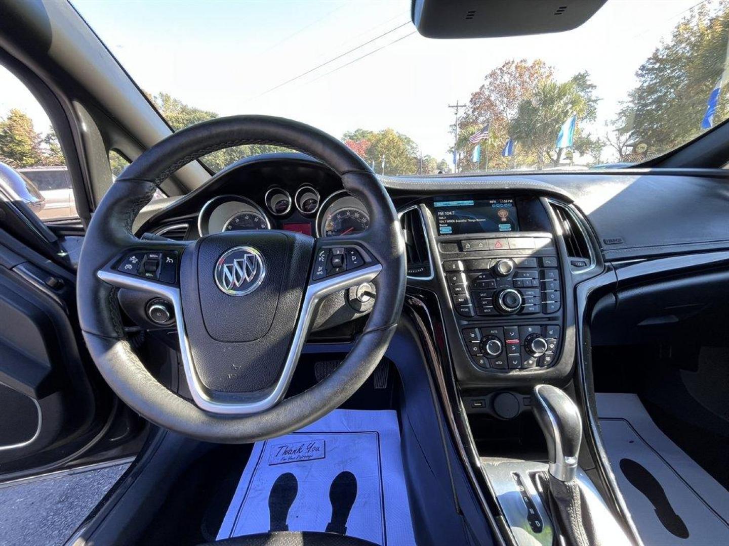 2016 Black /Black Buick Cascada (W04WT3N53GG) with an 1.6l I-4 DI Dohc T/C 1.6l engine, Automatic transmission, located at 745 East Steele Rd., West Columbia, SC, 29170, (803) 755-9148, 33.927212, -81.148483 - Special Internet Price! 2016 Buick Cascada with AM/FM radio, Bluetooth, Backup camera, Navigation, Cruise control, Leather interior, Powered front seats, Convertible top, Powered windows, Powered door locks, Plus more! - Photo#9