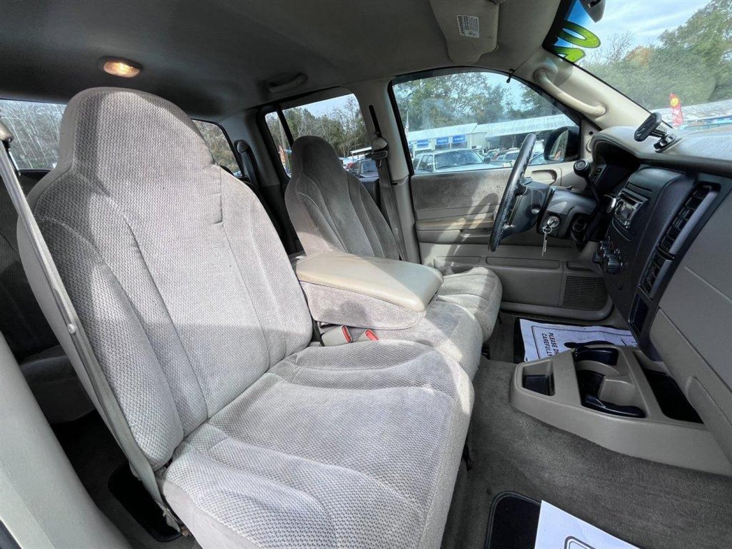 2002 Grey /Grey Dodge Dakota (1B7HG38N92S) with an 4.7l V8 MPI 4.7l engine, Automatic transmission, located at 745 East Steele Rd., West Columbia, SC, 29170, (803) 755-9148, 33.927212, -81.148483 - Special Internet Price! 2002 Dodge Dakota with AM/FM stereo, Cruise control, Manual air conditioning, Cloth interior, Front 40/20/40 split bench, Powered windows, Powered door locks, Plus more! - Photo#28