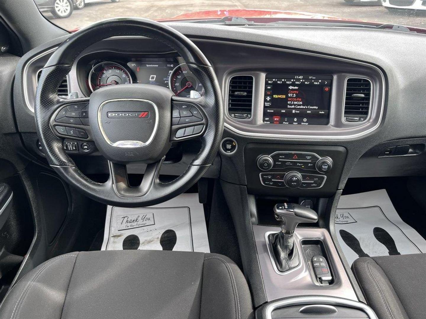 2022 Red /Black Dodge Charger (2C3CDXHG9NH) with an 3.6l V6 Smpi Dohc VVT 3.6 engine, Automatic transmission, located at 745 East Steele Rd., West Columbia, SC, 29170, (803) 755-9148, 33.927212, -81.148483 - Special Internet Price! 2022 Dodge Charger GT with AM/FM radio, Bluetooth, Backup camera, Push to start, Keyless entry, Manual air conditioning, Cloth interior, Powered windows, Powered door locks, Plus more! - Photo#6