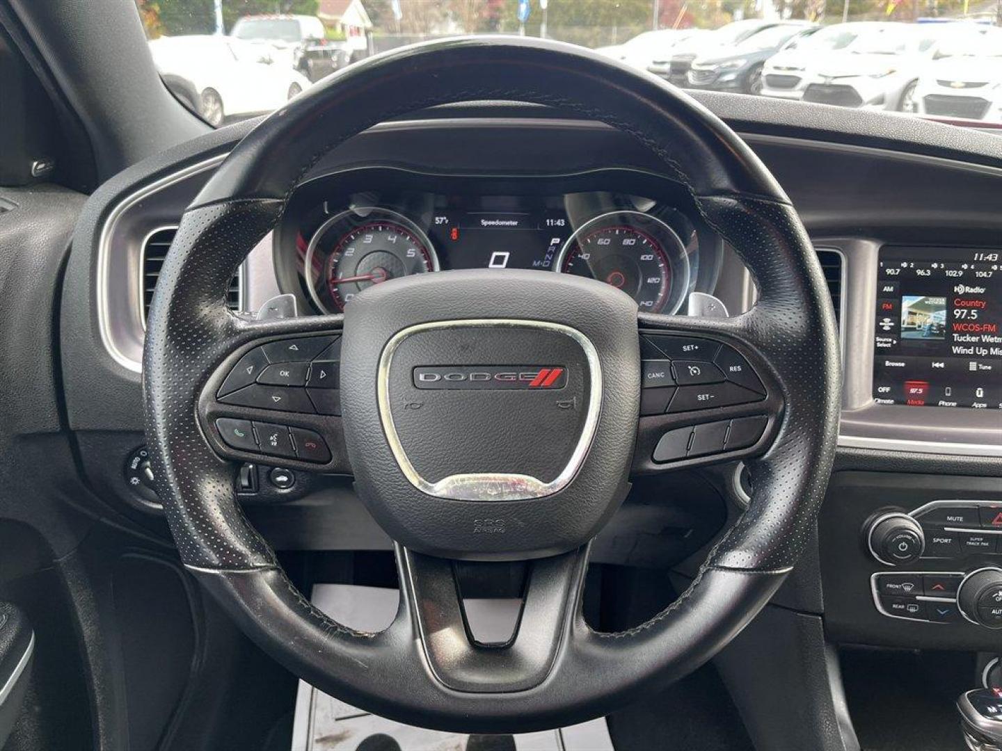 2022 Red /Black Dodge Charger (2C3CDXHG9NH) with an 3.6l V6 Smpi Dohc VVT 3.6 engine, Automatic transmission, located at 745 East Steele Rd., West Columbia, SC, 29170, (803) 755-9148, 33.927212, -81.148483 - Special Internet Price! 2022 Dodge Charger GT with AM/FM radio, Bluetooth, Backup camera, Push to start, Keyless entry, Manual air conditioning, Cloth interior, Powered windows, Powered door locks, Plus more! - Photo#7