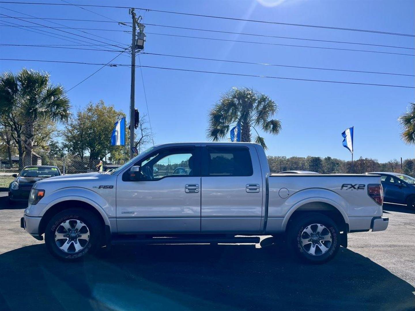 2013 Silver /Black Ford F150 (1FTFW1CT0DF) with an 3.5l V6 DI T/C Ecoboost 3 engine, Automatic transmission, located at 745 East Steele Rd., West Columbia, SC, 29170, (803) 755-9148, 33.927212, -81.148483 - Special Internet Price! 2013 Ford F150 with AM/FM radio, Bluetooth, Navigation, Backup camera, Cruise control, Leather interior, Powered front seats, Sunroof, Powered windows, Powered door locks, Plus more! - Photo#1