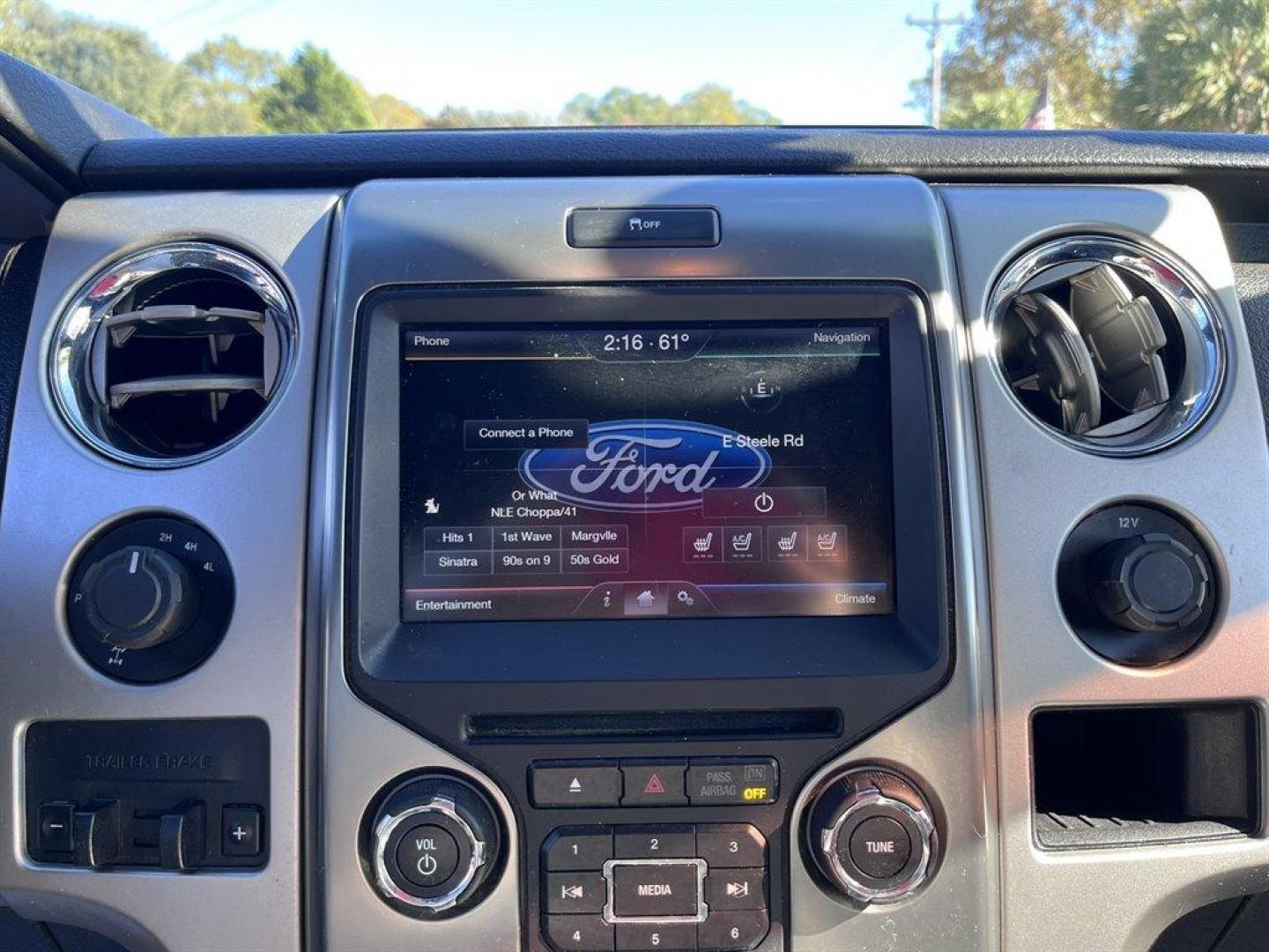 2013 Silver /Black Ford F150 (1FTFW1CT0DF) with an 3.5l V6 DI T/C Ecoboost 3 engine, Automatic transmission, located at 745 East Steele Rd., West Columbia, SC, 29170, (803) 755-9148, 33.927212, -81.148483 - Special Internet Price! 2013 Ford F150 with AM/FM radio, Bluetooth, Navigation, Backup camera, Cruise control, Leather interior, Powered front seats, Sunroof, Powered windows, Powered door locks, Plus more! - Photo#14