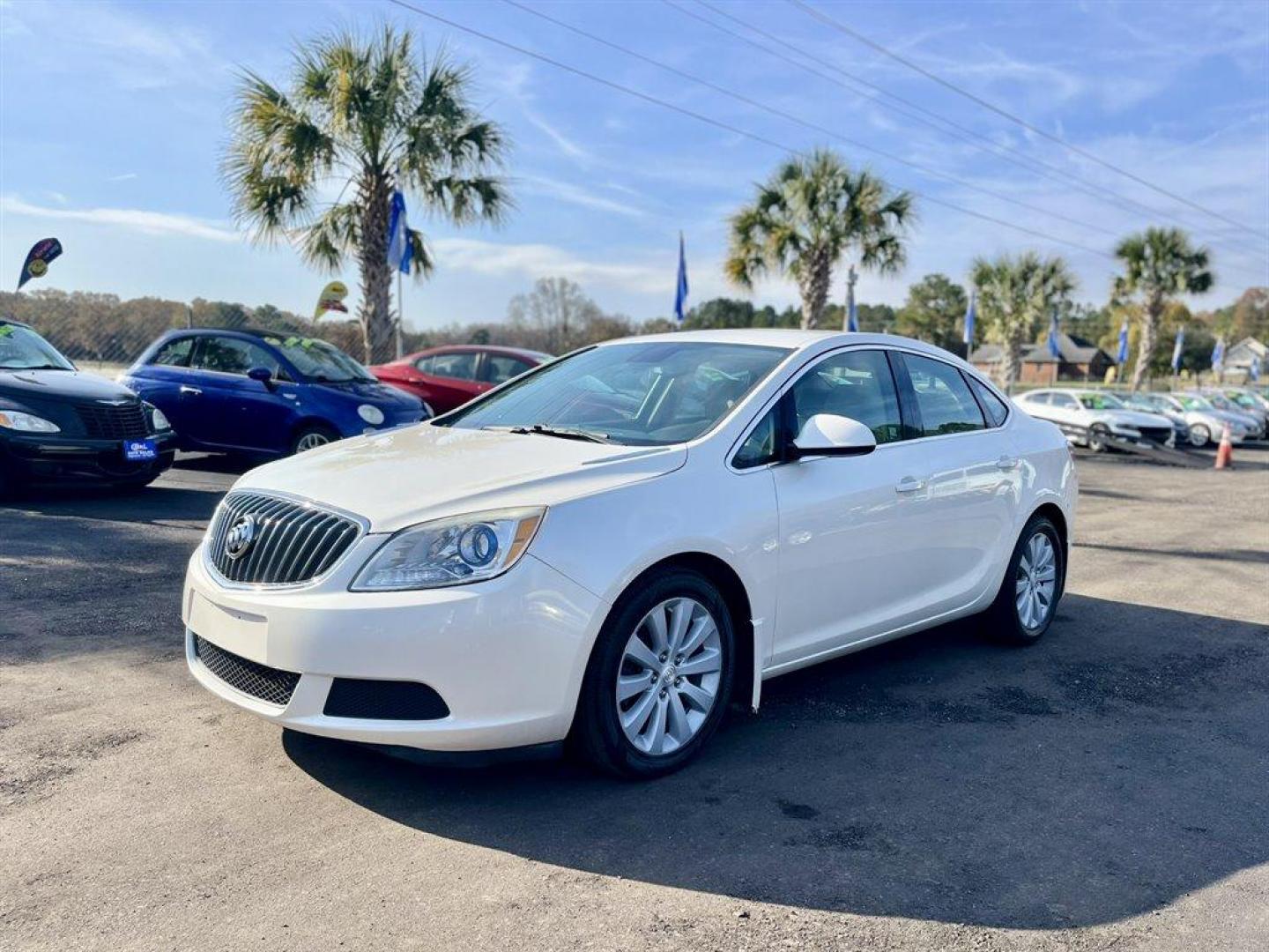 2016 White /Tan Buick Verano (1G4PP5SK6G4) with an 2.4l I-4 DI Dohc 2.4l engine, Automatic transmission, located at 745 East Steele Rd., West Columbia, SC, 29170, (803) 755-9148, 33.927212, -81.148483 - Special Internet Price! 2016 Buick Verano with AM/FM radio, Backup camera, Cruise control, Manual air conditioning, Heated front seats, Leather interior, Powered windows, Powered door locks, Plus more! - Photo#0