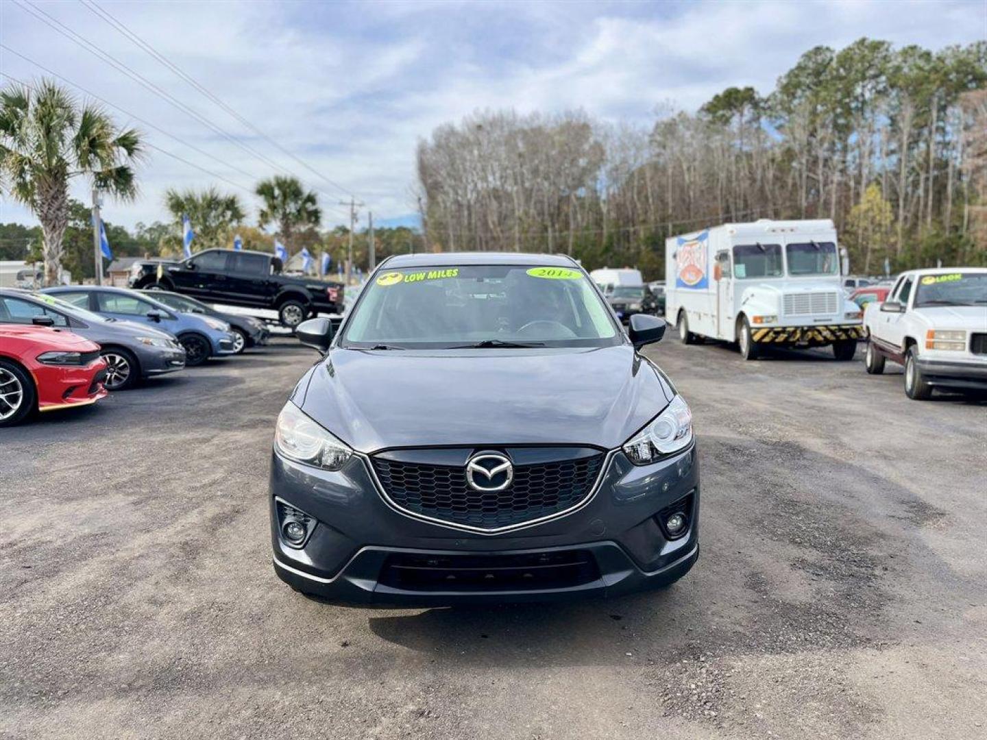 2014 Grey /Black Mazda CX-5 (JM3KE4CY6E0) with an 2.5l I-4 DI Dohc 2.5l engine, Automatic transmission, located at 745 East Steele Rd., West Columbia, SC, 29170, (803) 755-9148, 33.927212, -81.148483 - Special Internet Price! 2014 Mazda CX-5 with AM/FM radio, Bluetooth, Backup camera, Navigation, Sunroof, Manual air conditioning, Cloth interior, Powered driver seat, Keyless entry, Powered door locks, Powered windows, Plus more! - Photo#7