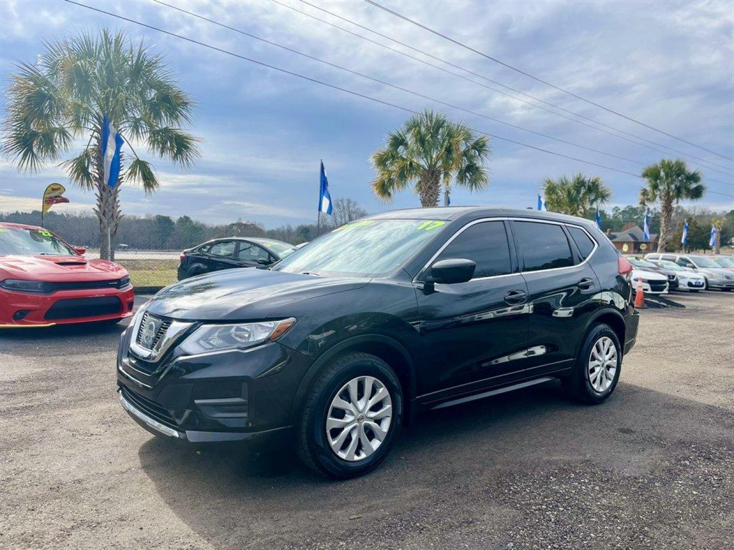 2017 Black /Black Nissan Rogue (KNMAT2MT1HP) with an 2.5l I-4 MPI Dohc 2.5l engine, Automatic transmission, located at 745 East Steele Rd., West Columbia, SC, 29170, (803) 755-9148, 33.927212, -81.148483 - Special Internet Price! 2017 Nissan Rogue with AM/FM radio, Bluetooth, Backup camera, Keyless entry, Manual air conditioning, Cloth interior, Powered widows, Powered door locks, Plus more! - Photo#0