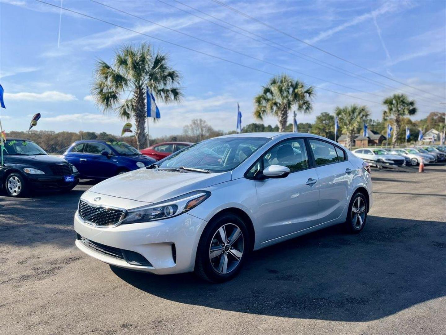 2018 Grey /Grey Kia Forte (3KPFL4A72JE) with an 2.0l I-4 MPI Dohc 2.0l engine, Automatic transmission, located at 745 East Steele Rd., West Columbia, SC, 29170, (803) 755-9148, 33.927212, -81.148483 - Special Internet Price! 2018 Kia Forte with AM/FM radio, Bluetooth, Backup camera, Manual air conditioning, Cruise control, Cloth interior, Powered door locks, Powered windows, Plus more! - Photo#0